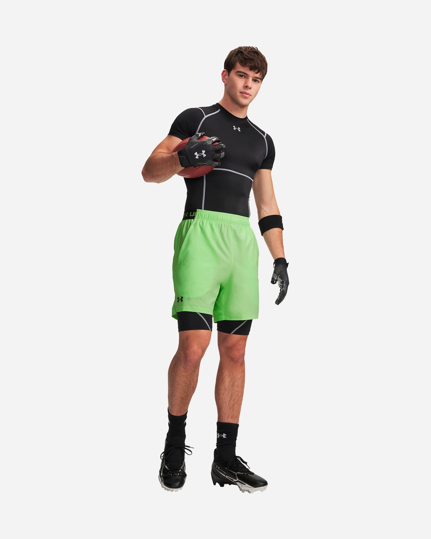 Pantalone training UNDER ARMOUR HEATGEAR ELITE M - Nero - 2 | Cisalfa Sport