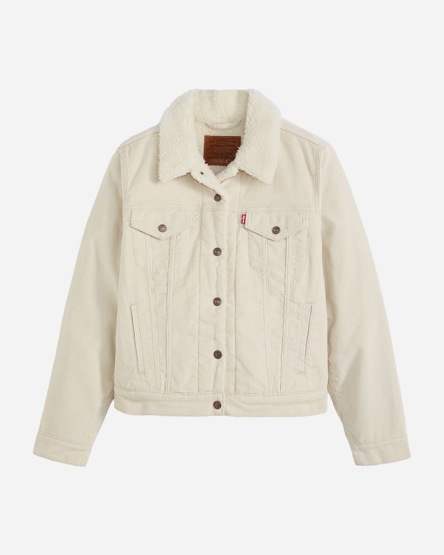 Giubbotto LEVI'S SHERPA W - Bianco - 0 | Cisalfa Sport