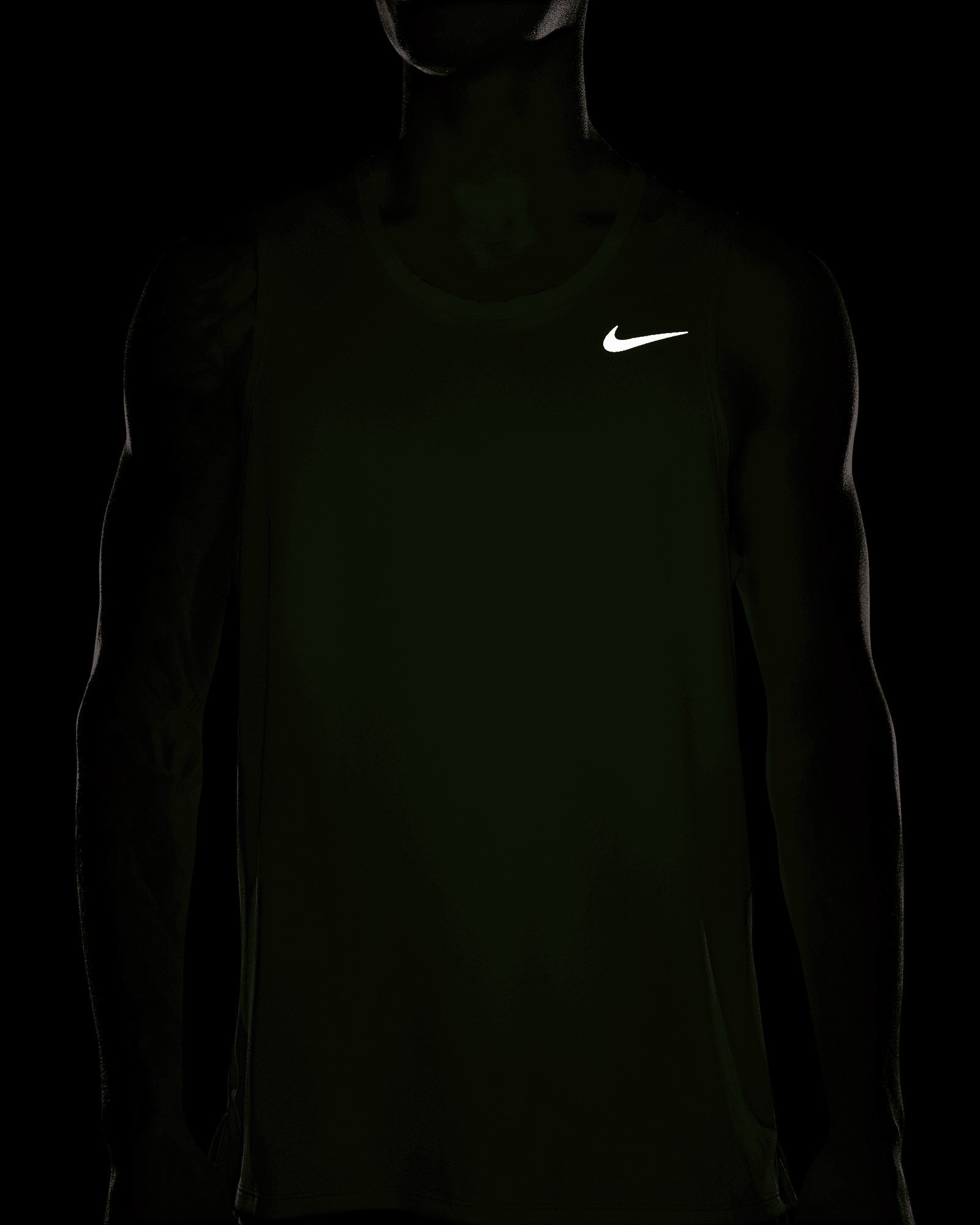 Canotta running NIKE MILER M - Verde - 3 | Cisalfa Sport