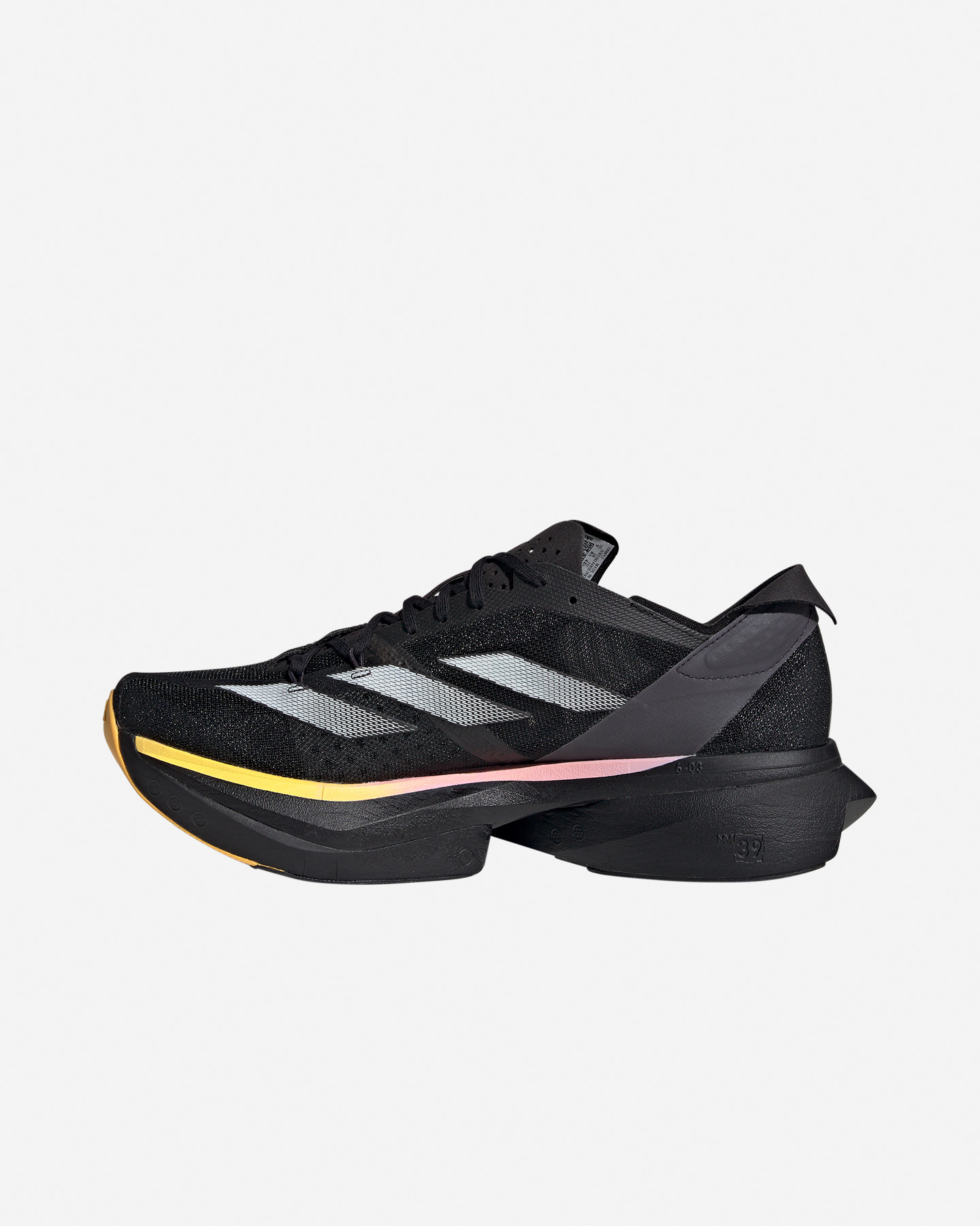 Scarpe running ADIDAS ADIZERO ADIOS PRO 3 M - Nero - 3 | Cisalfa Sport