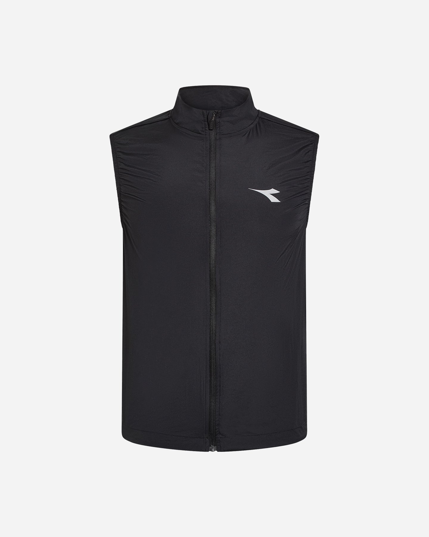 Giacca running DIADORA PACKABLE VEST M - Nero - 0 | Cisalfa Sport