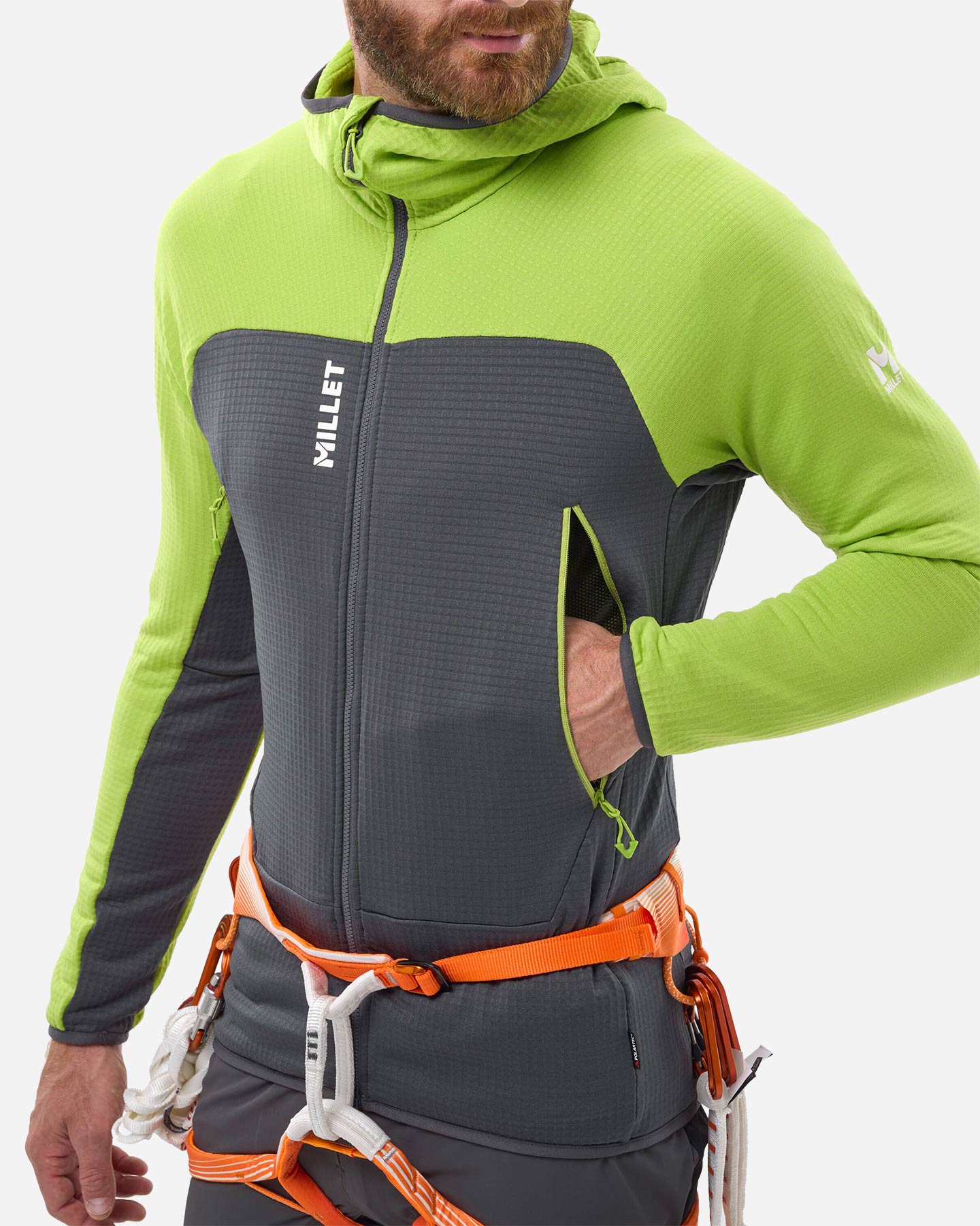 Pile MILLET FUSION GRID M - Verde - 5 | Cisalfa Sport