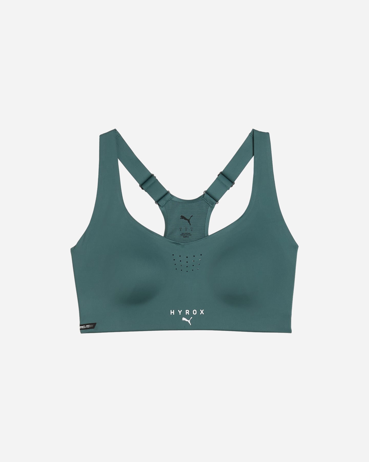 Bra training PUMA HYROX PWRMODE W - Verde - 0 | Cisalfa Sport