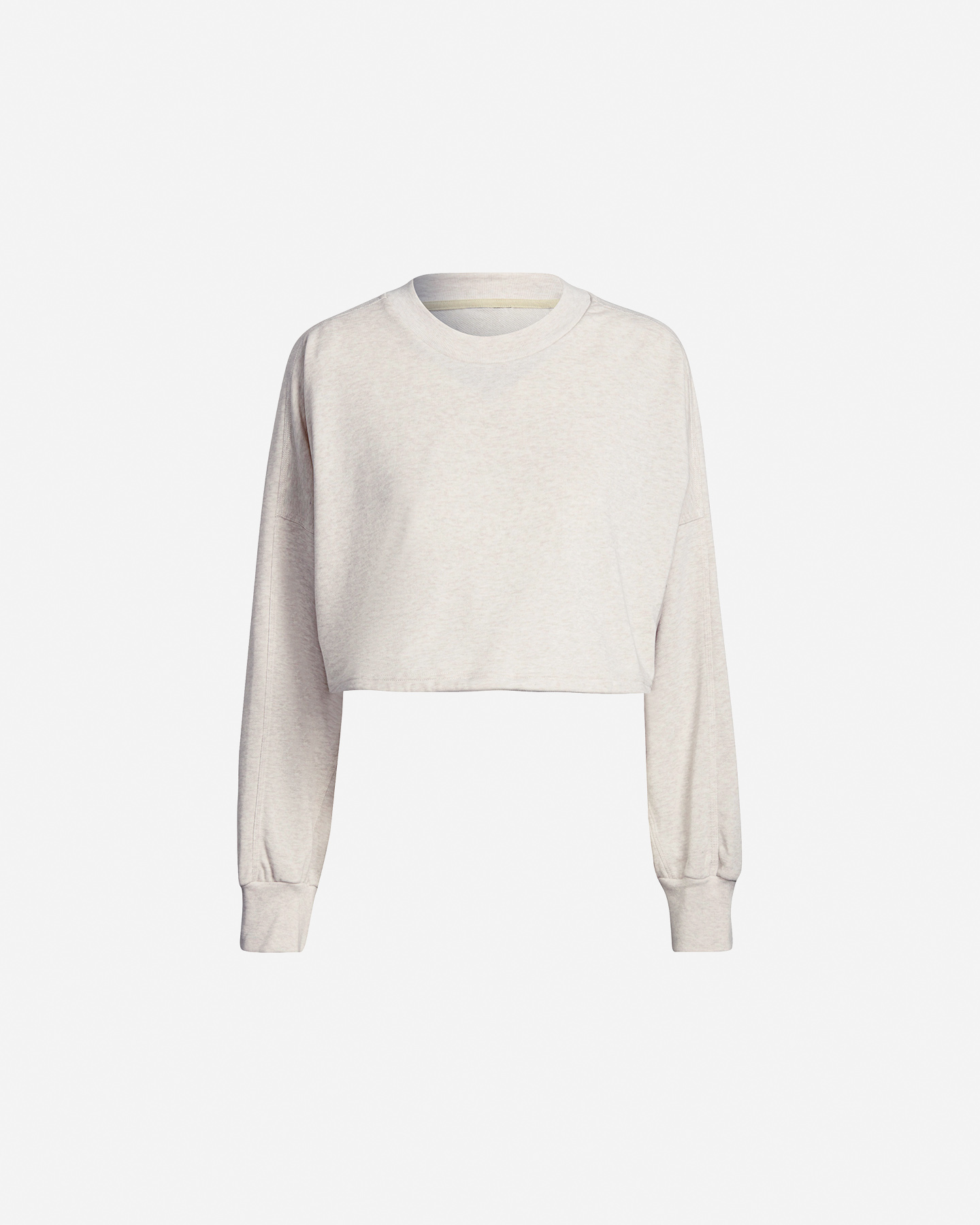 Felpa ADIDAS ROUND CROP W - Bianco - 0 | Cisalfa Sport