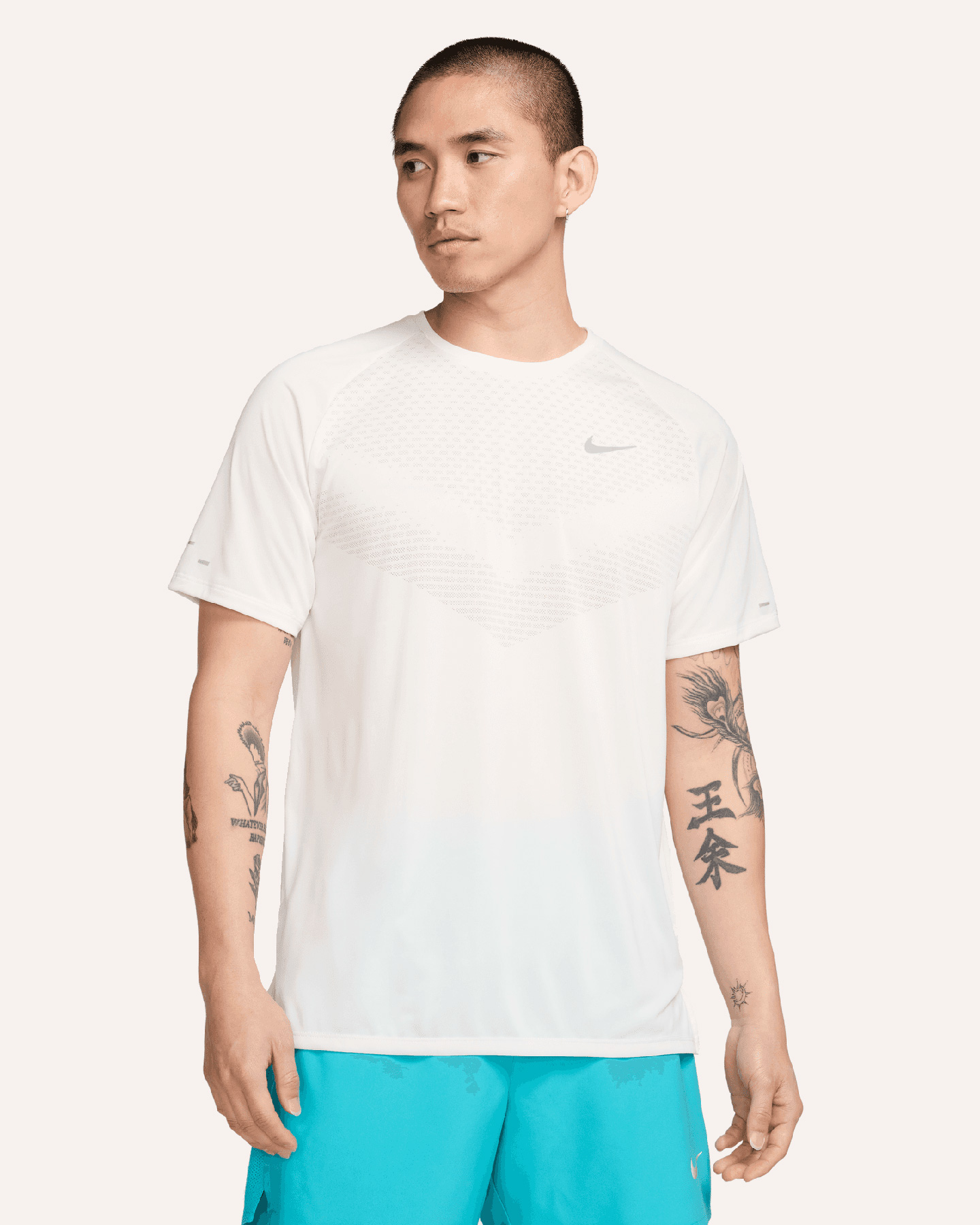 T-shirt running NIKE STRIDE M - Giallo - 0 | Cisalfa Sport