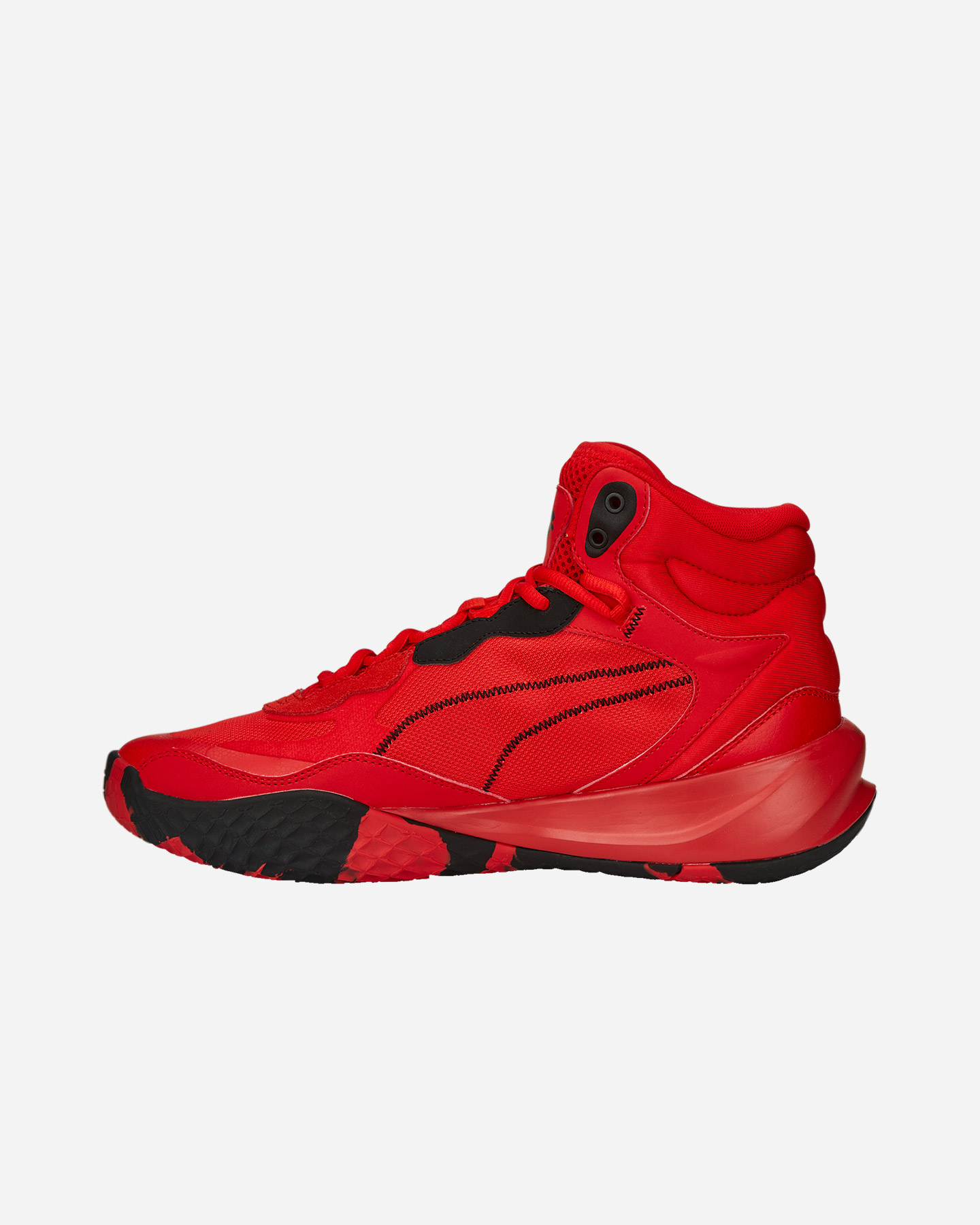 Scarpe basket PUMA PLAYMAKER PRO MID M - Rosso - 5 | Cisalfa Sport