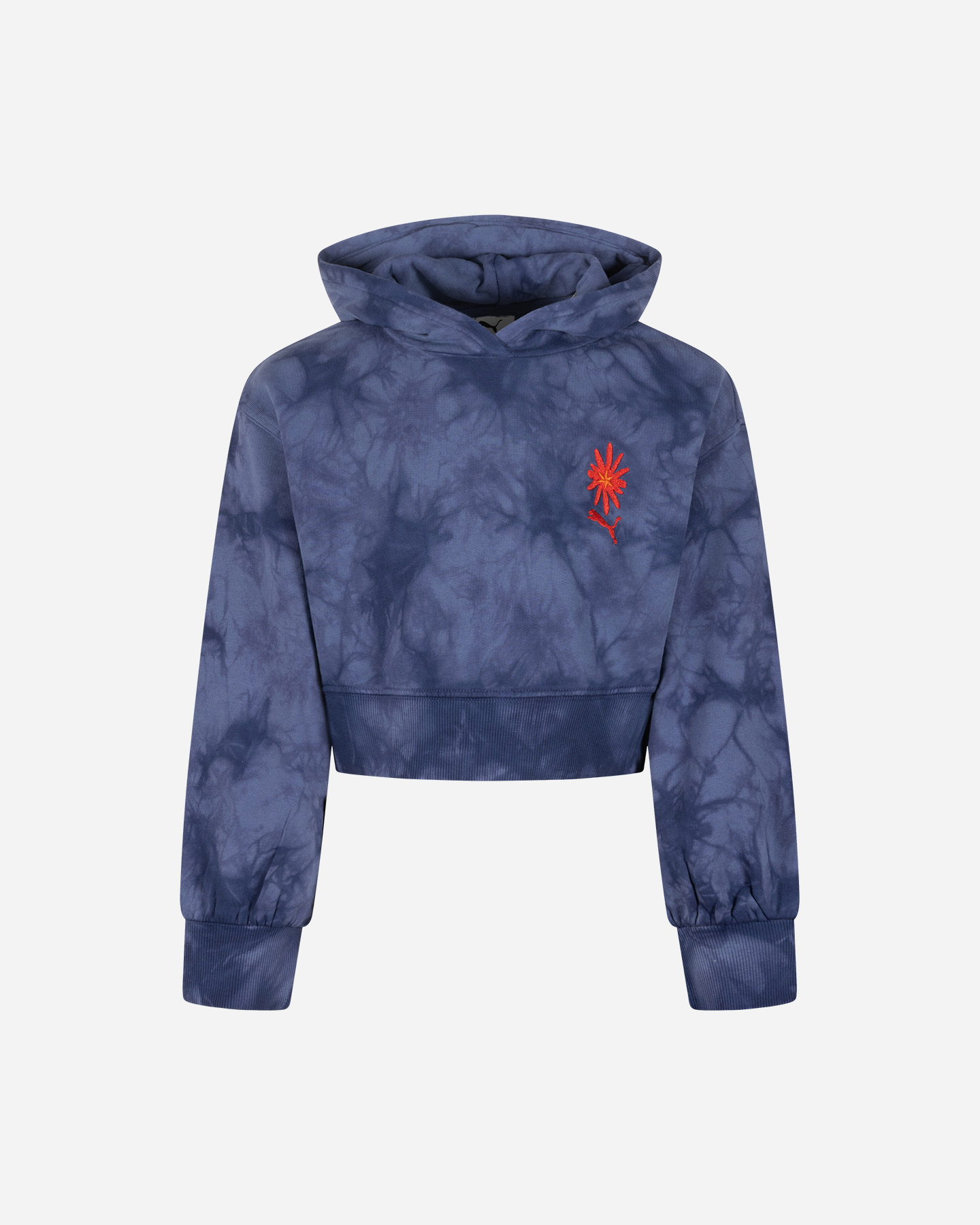 Felpa PUMA TIE DYE JR - Blu - 0 | Cisalfa Sport