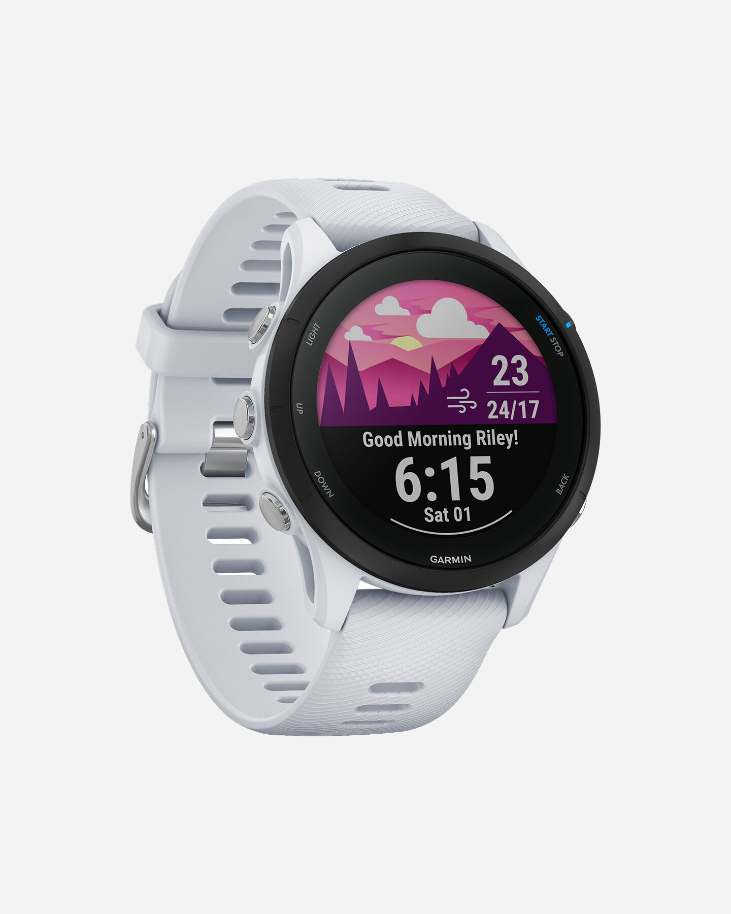 Orologio multifunzione GARMIN FORERUNNER 255 MUSIC - Bianco - 3 | Cisalfa Sport