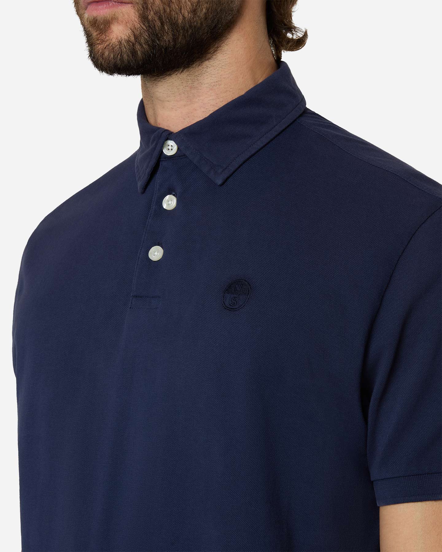 Polo NORTH SAILS LIGHT PIQUET M - Blu - 3 | Cisalfa Sport