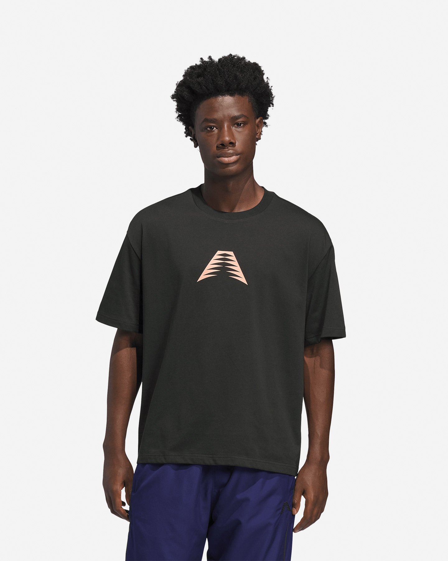 Maglia basket ADIDAS ANTONY EDWARDS GRAPHIC  - Nero - 1 | Cisalfa Sport