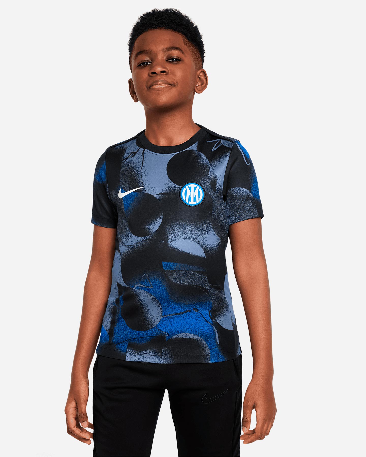 Maglia calcio ufficiale NIKE INTER 24-25 PRE-MATCH JR - Color mix - 0 | Cisalfa Sport
