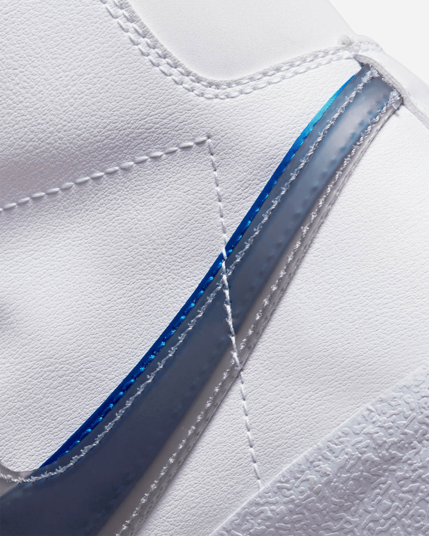 Scarpe sneakers NIKE BLAZER MID GS JR - Bianco - 5 | Cisalfa Sport