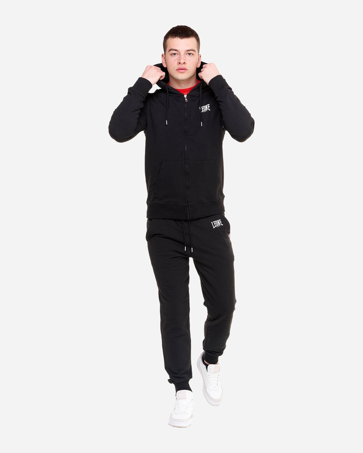 Felpa LEONE SMALL LOGO M - Nero - 3 | Cisalfa Sport