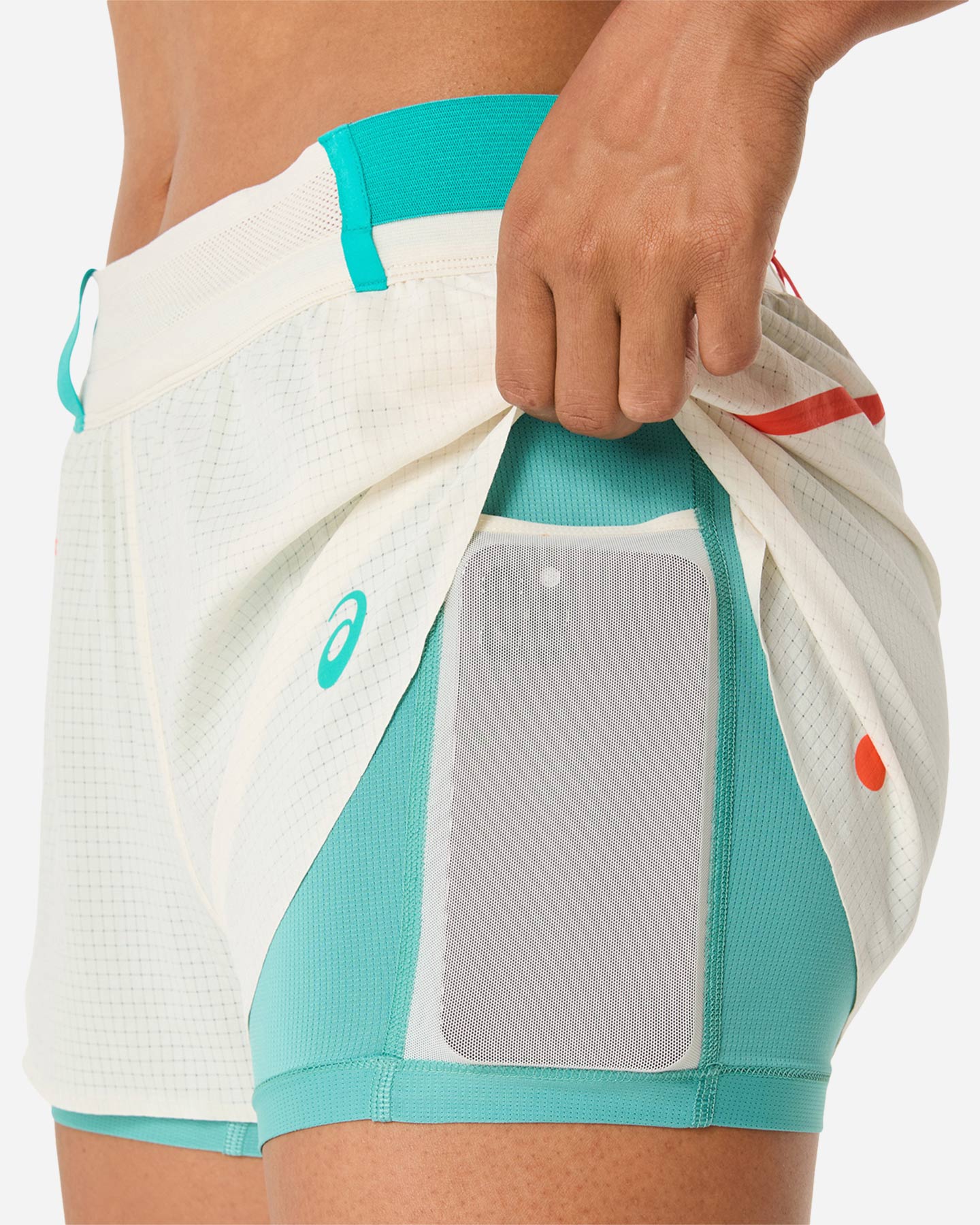 Short running ASICS KUMADORI METARUN W - Color mix - 5 | Cisalfa Sport