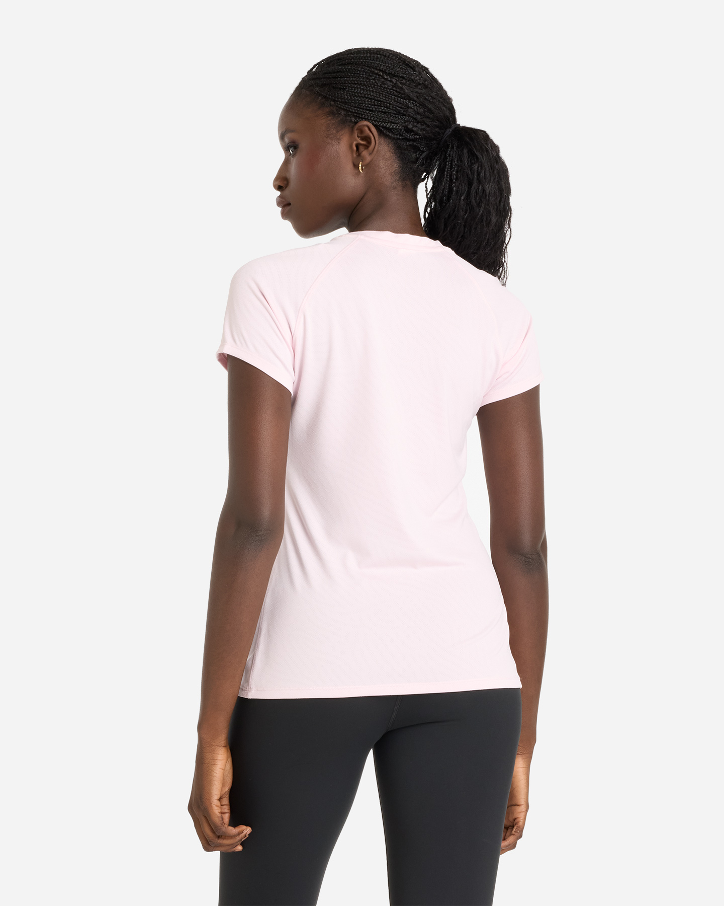 T-shirt running NEW BALANCE JACQUARD W - Rosa - 2 | Cisalfa Sport