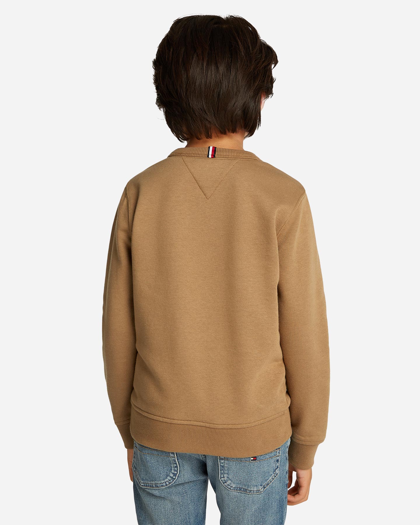 Felpa TOMMY HILFIGER LABEL 1985 JR - Marrone - 3 | Cisalfa Sport