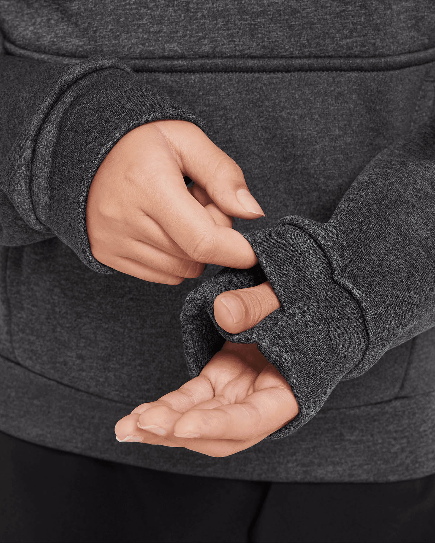 Felpa NIKE THERMA FIT JR - Grigio - 2 | Cisalfa Sport