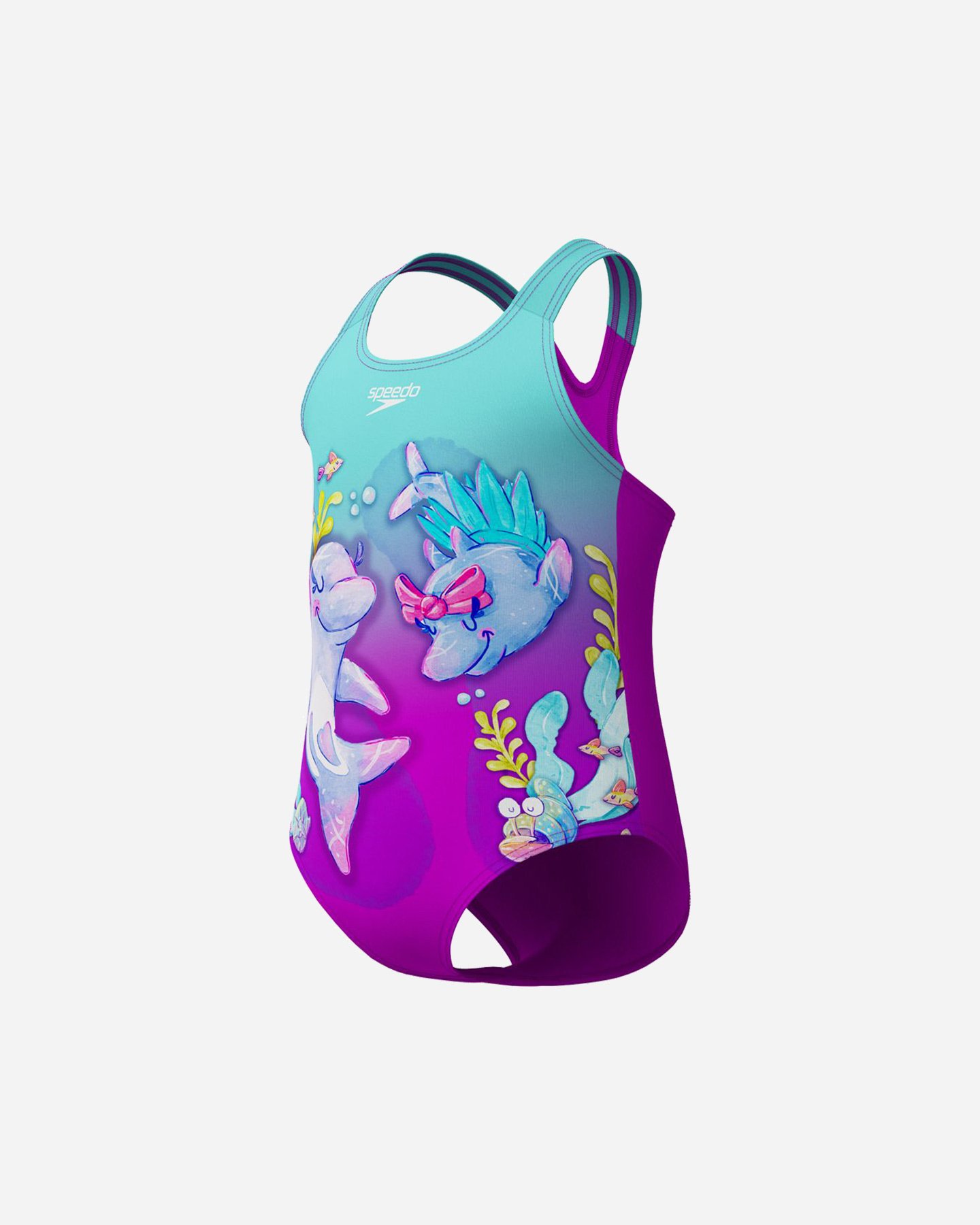 Costume piscina SPEEDO DIGITAL PRINTED JR - Viola - 5 | Cisalfa Sport