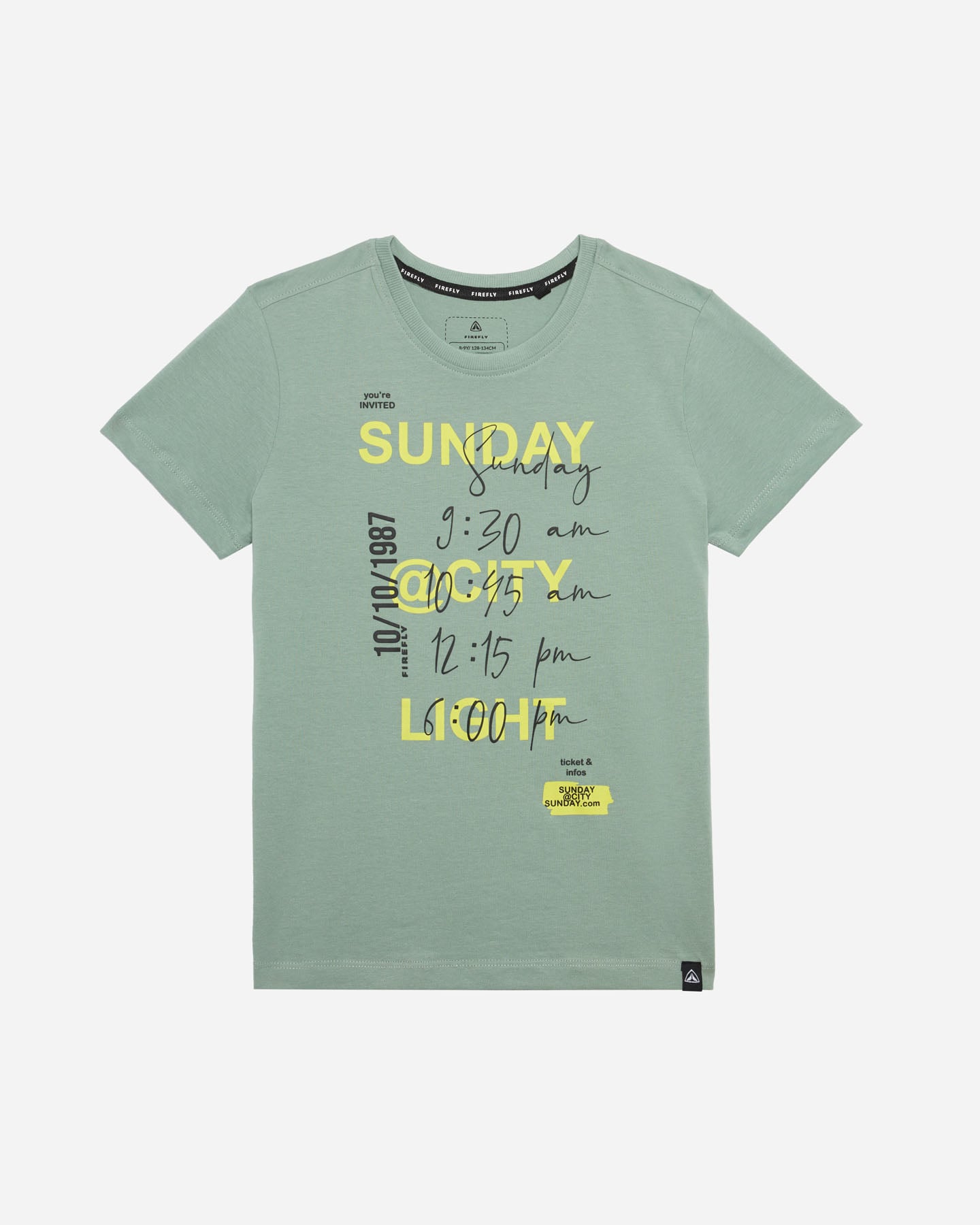 T-shirt FIREFLY LETTERING JR - Verde - 0 | Cisalfa Sport
