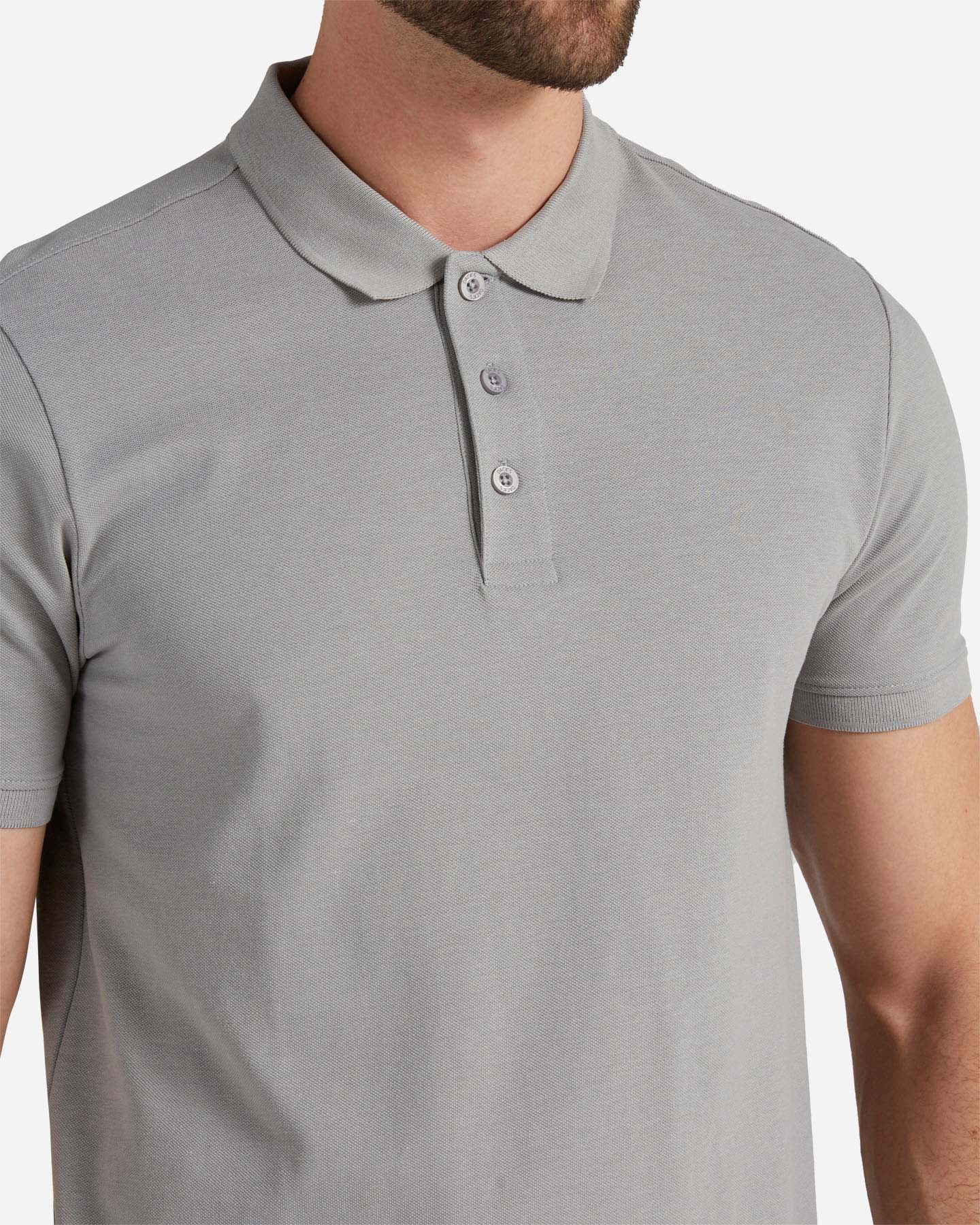 Polo DACK'S ESSENTIAL M - Grigio - 4 | Cisalfa Sport