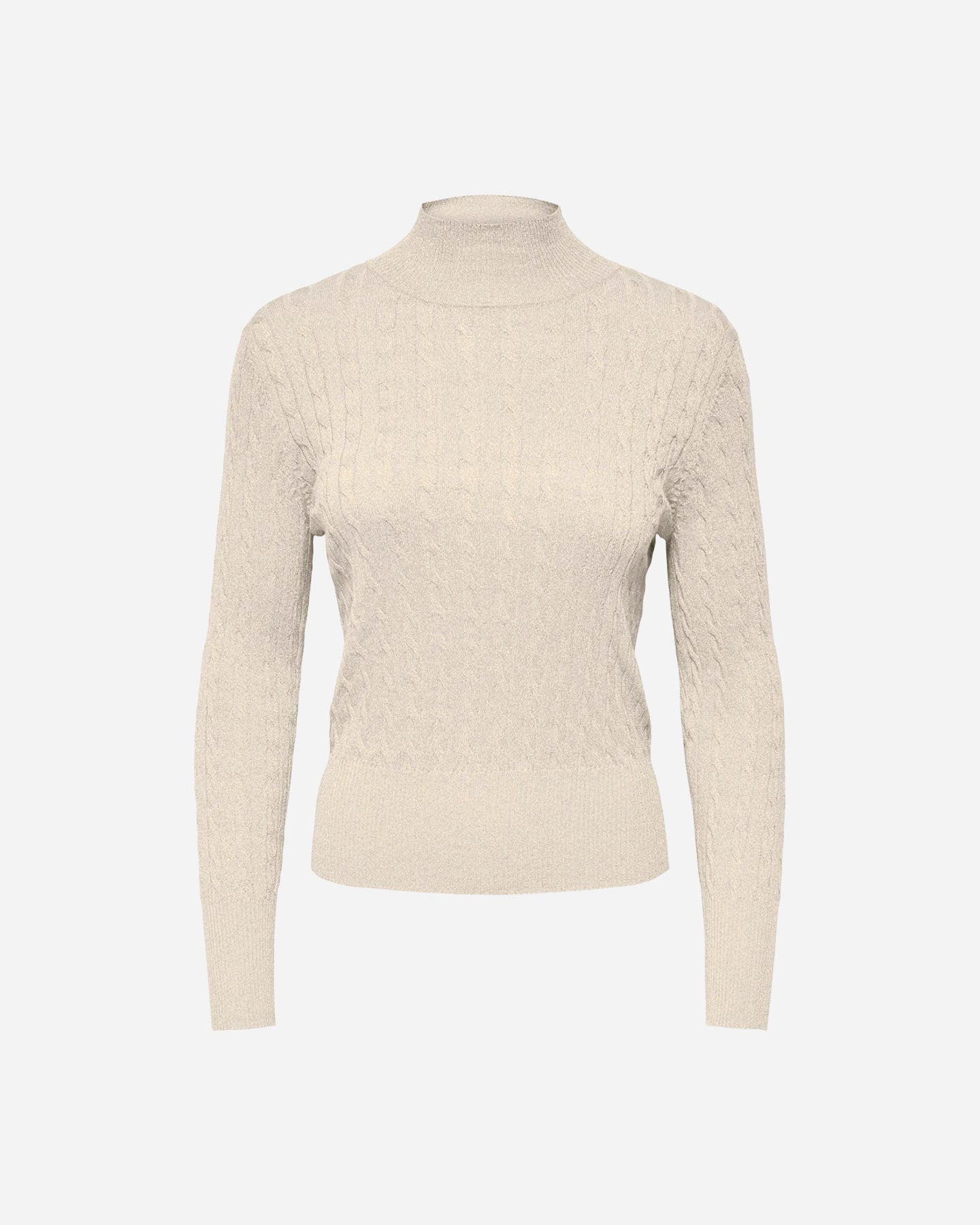 Only Venice Lurex W - Maglione - Donna - Bianco