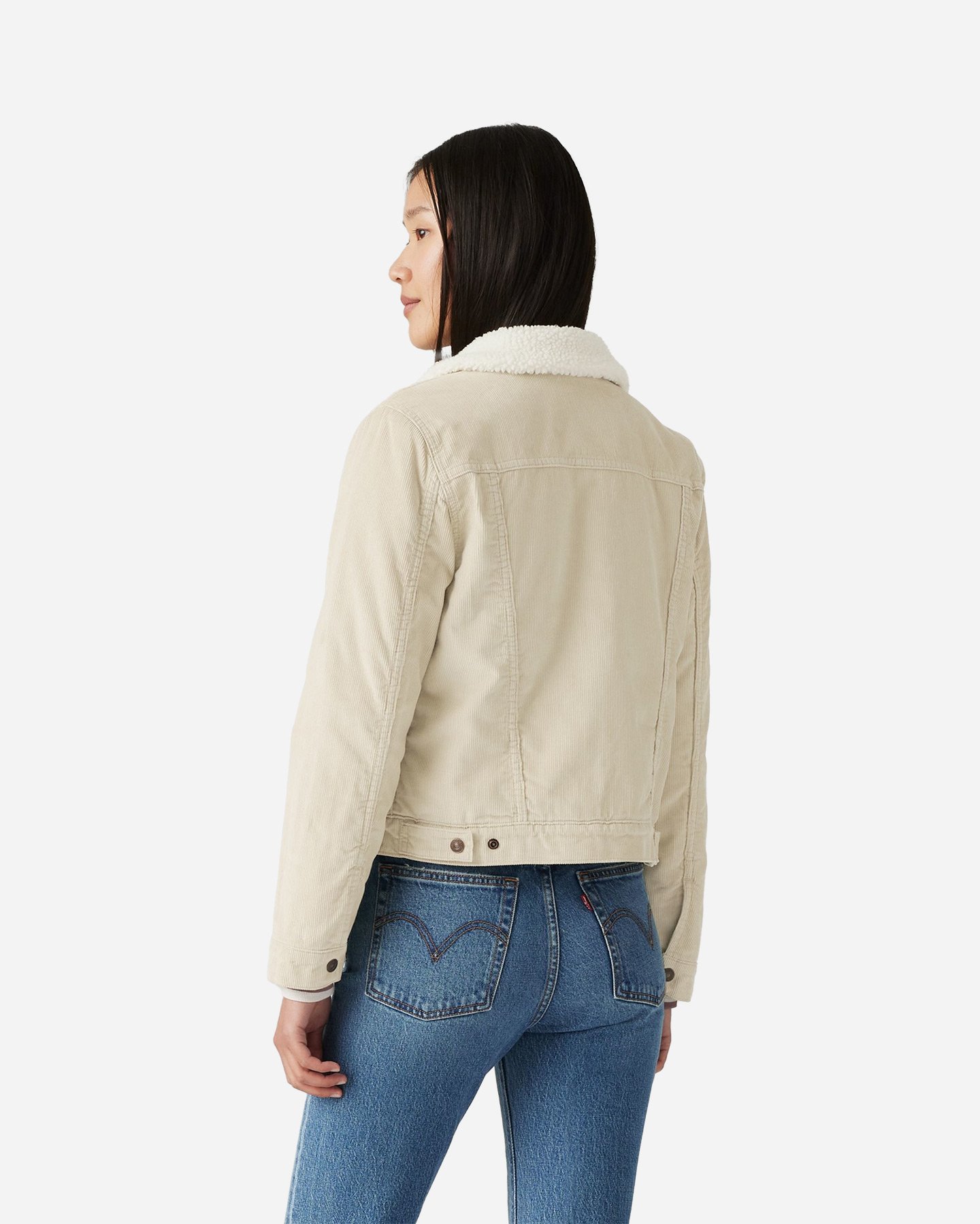 Giubbotto LEVI'S SHERPA W - Bianco - 2 | Cisalfa Sport