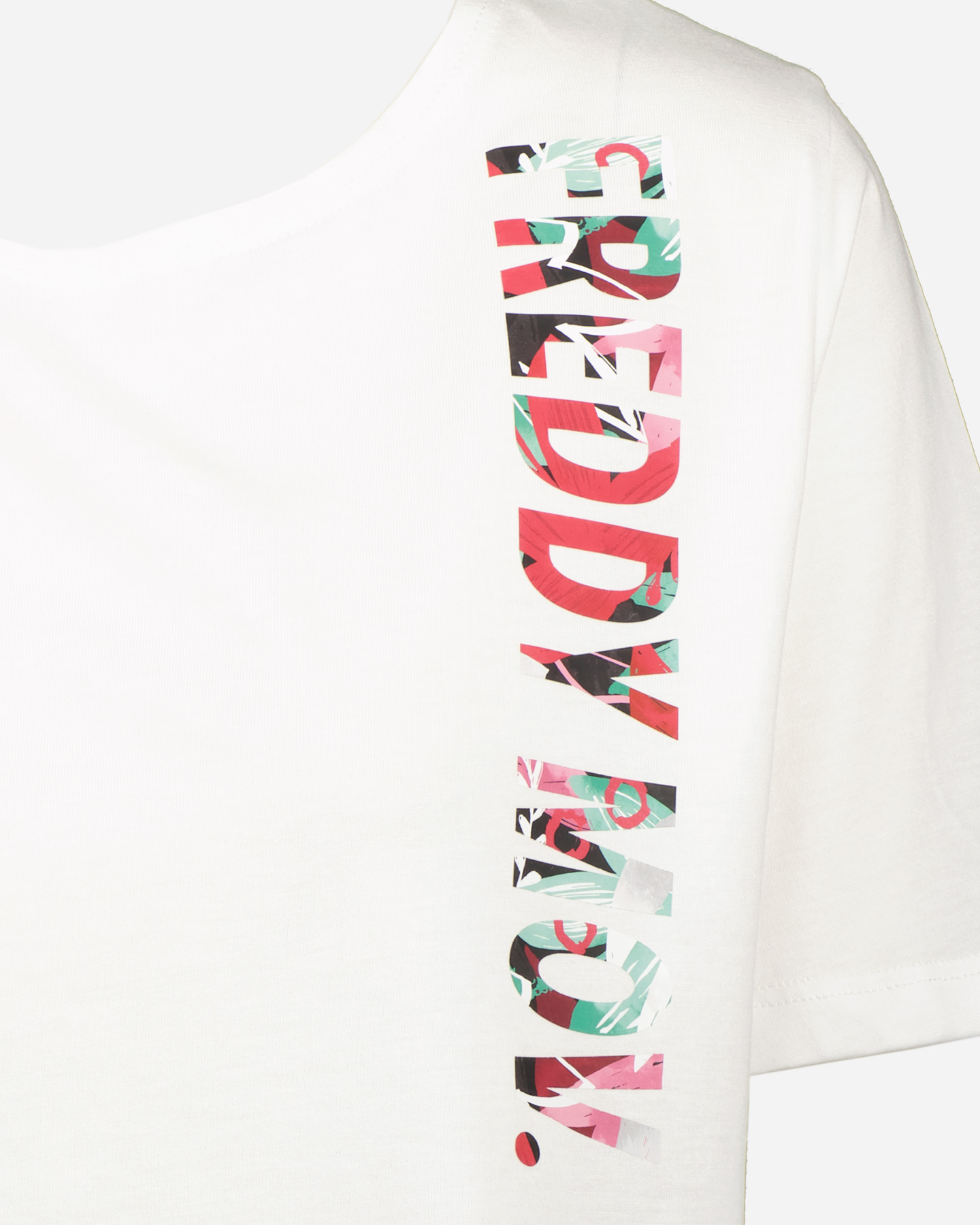 T-shirt training FREDDY DOUBLE W - Bianco - 4 | Cisalfa Sport