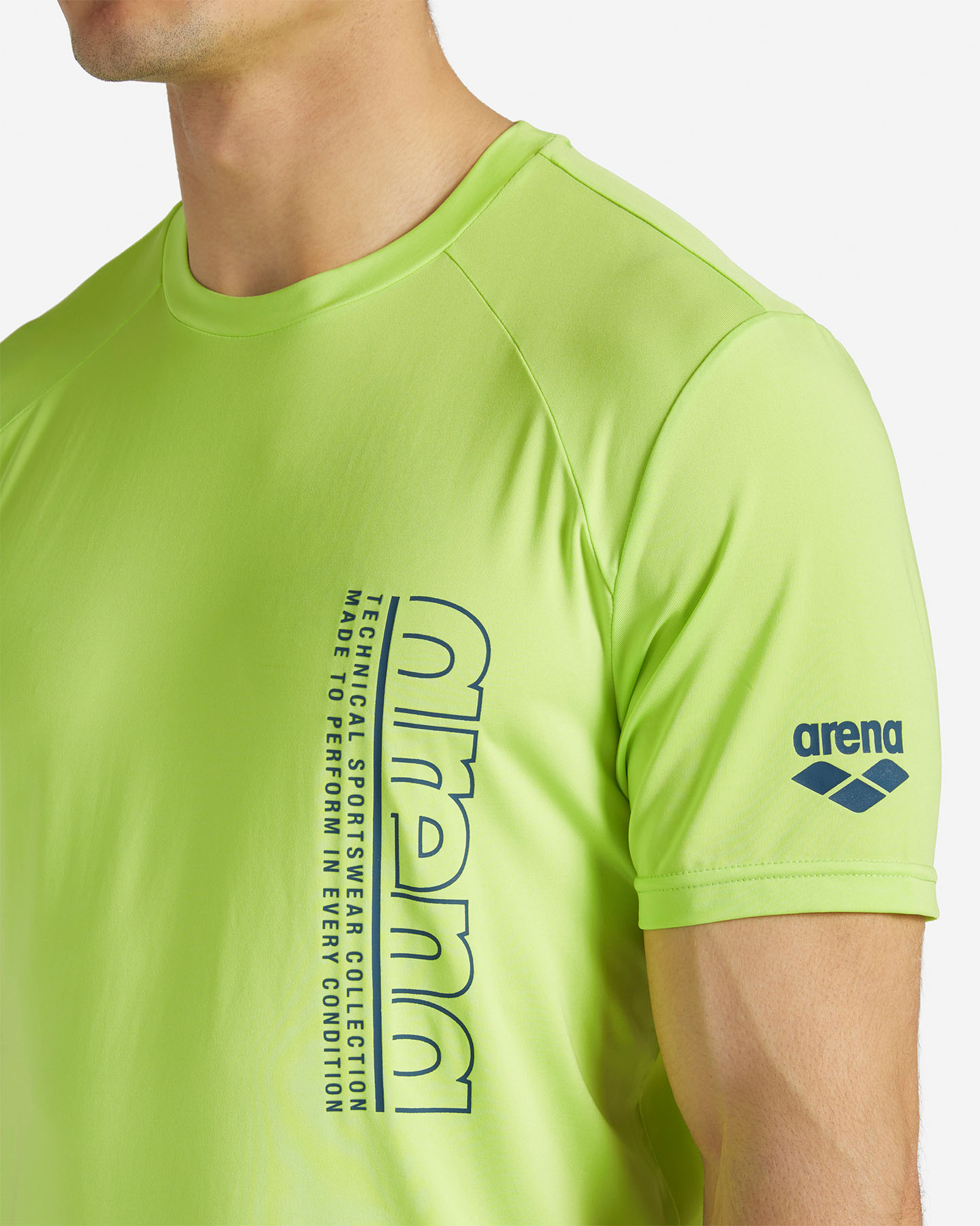 T-shirt training ARENA TRAINING M - Verde - 4 | Cisalfa Sport