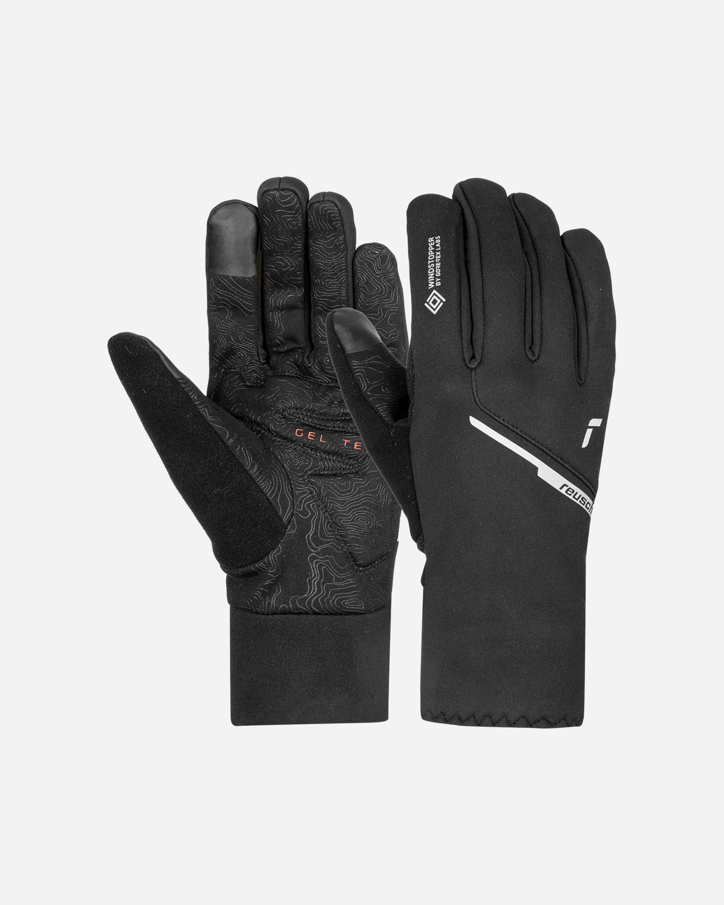 Guanti REUSCH RIDER WINDSTOPPER TOUCH-TEC M - Nero - 0 | Cisalfa Sport