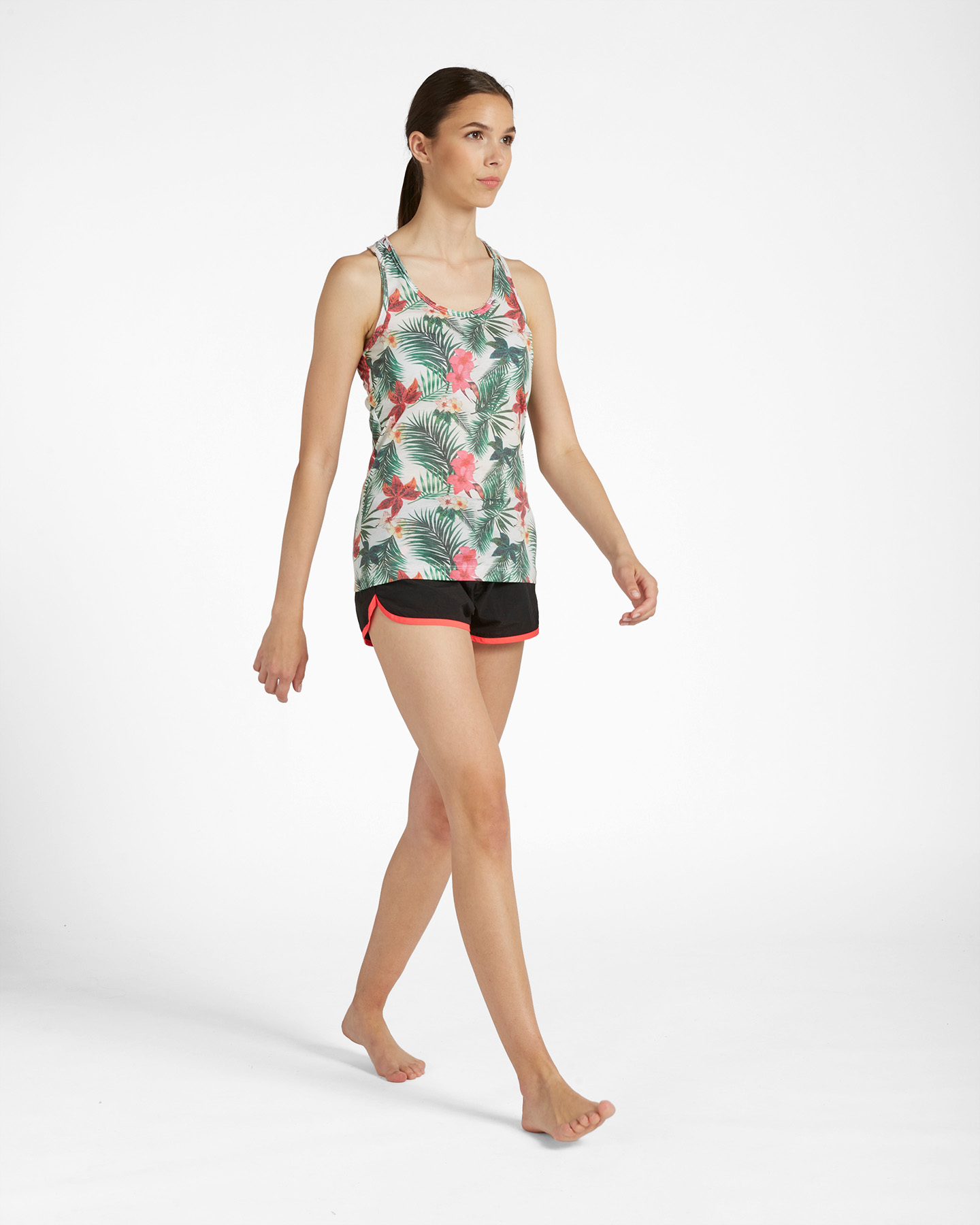 T-shirt ADMIRAL ST FOLIAGE IBISCUS W - Bianco - 3 | Cisalfa Sport