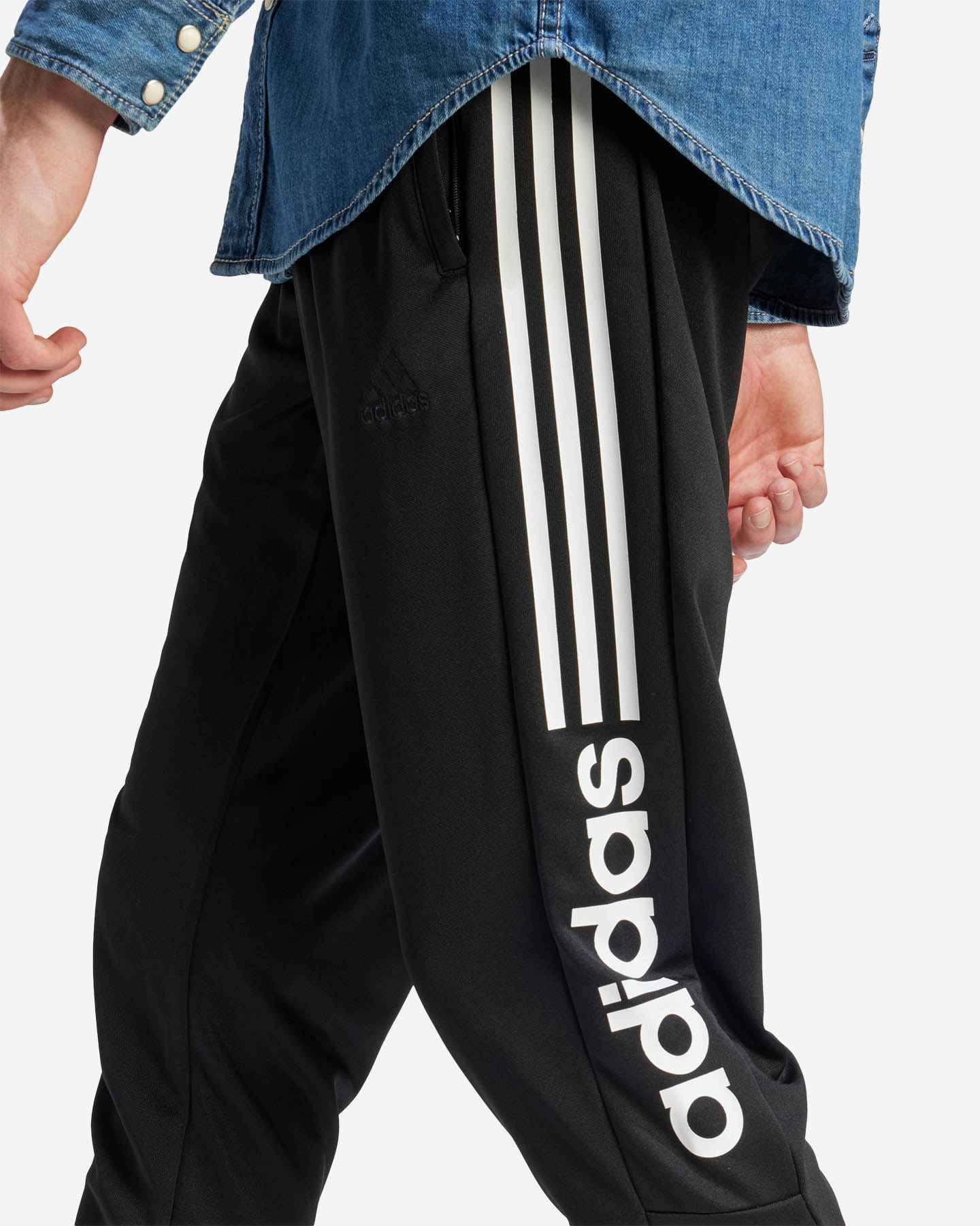 Pantalone ADIDAS 3 STRIPES LOGO M - Nero - 4 | Cisalfa Sport