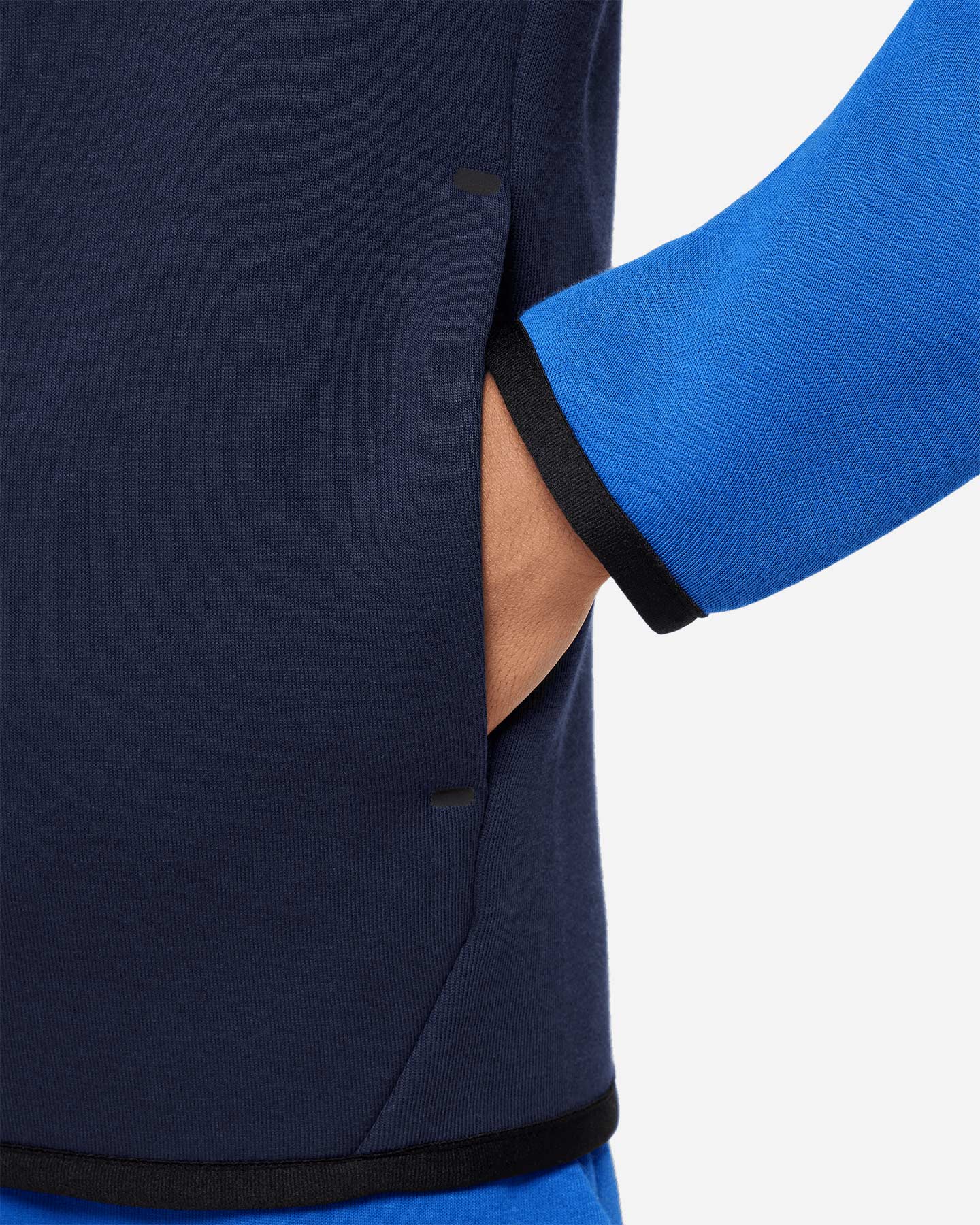 Felpa NIKE TECH FLEECE JR - Blu - 5 | Cisalfa Sport