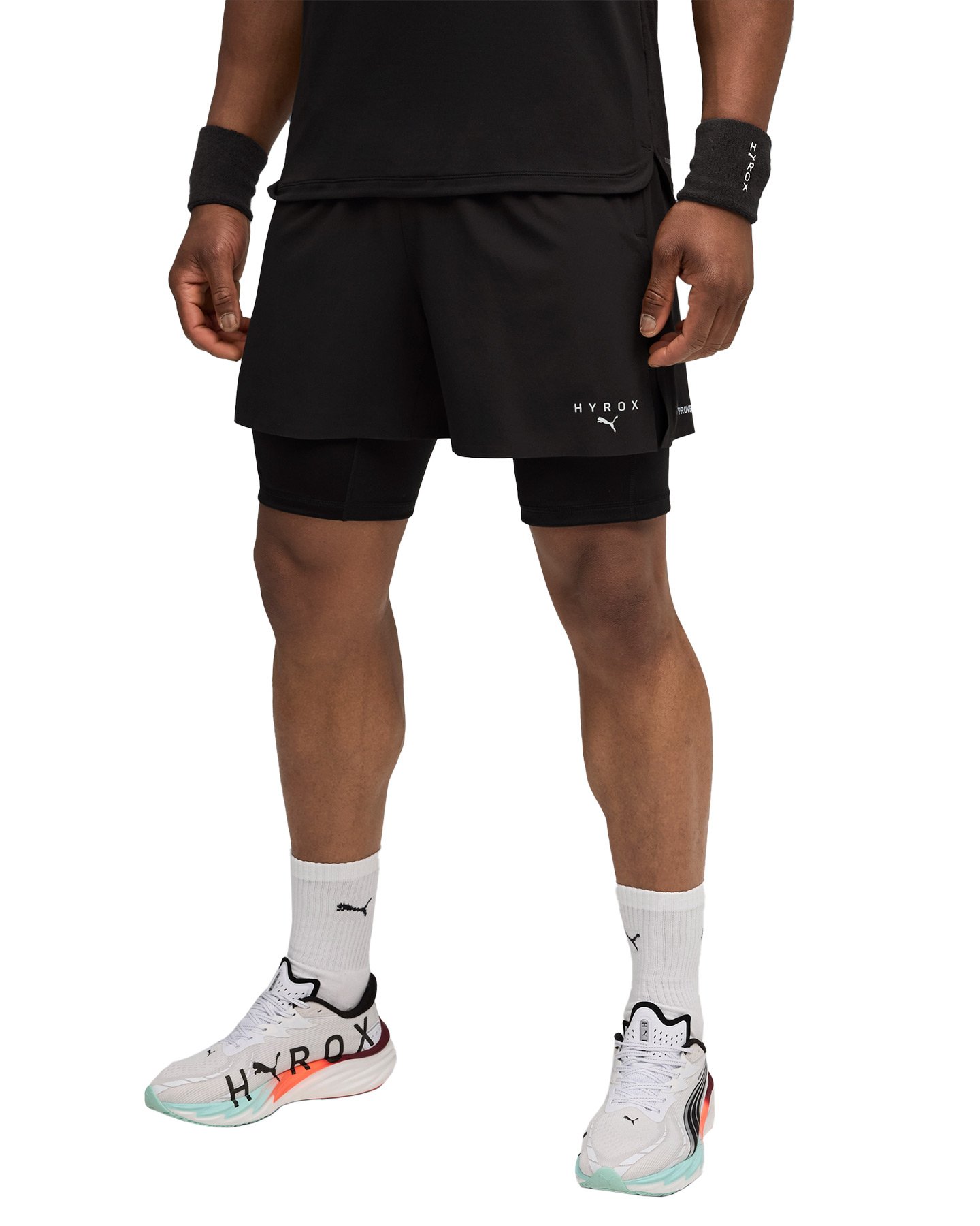 Pantalone training PUMA HYROX 2IN1 M - Nero - 2 | Cisalfa Sport