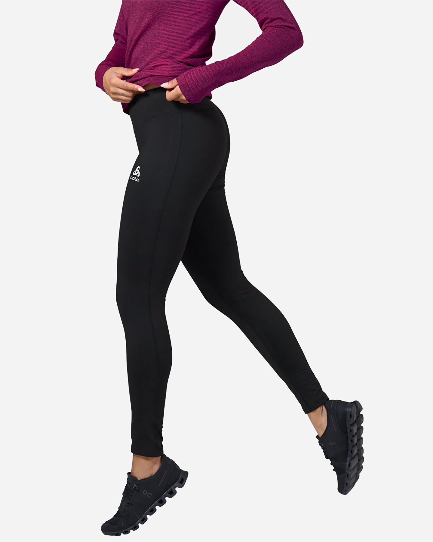 Pantalone outdoor ODLO ESSENTIAL WARM M - Nero - 2 | Cisalfa Sport