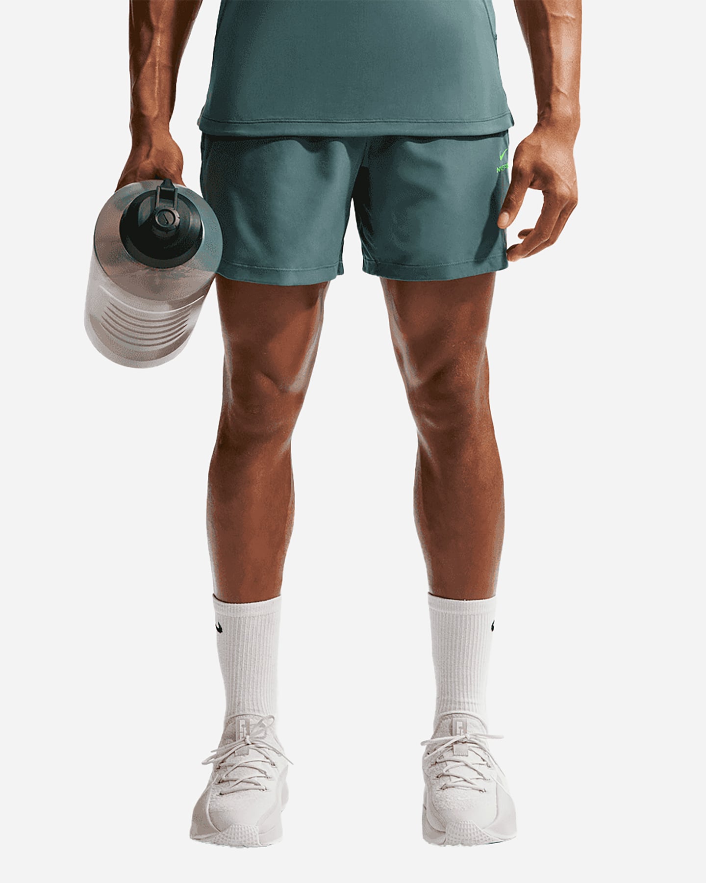 Pantalone training NIKE DRI FIT PRO TR 6IN M - Verde - 0 | Cisalfa Sport
