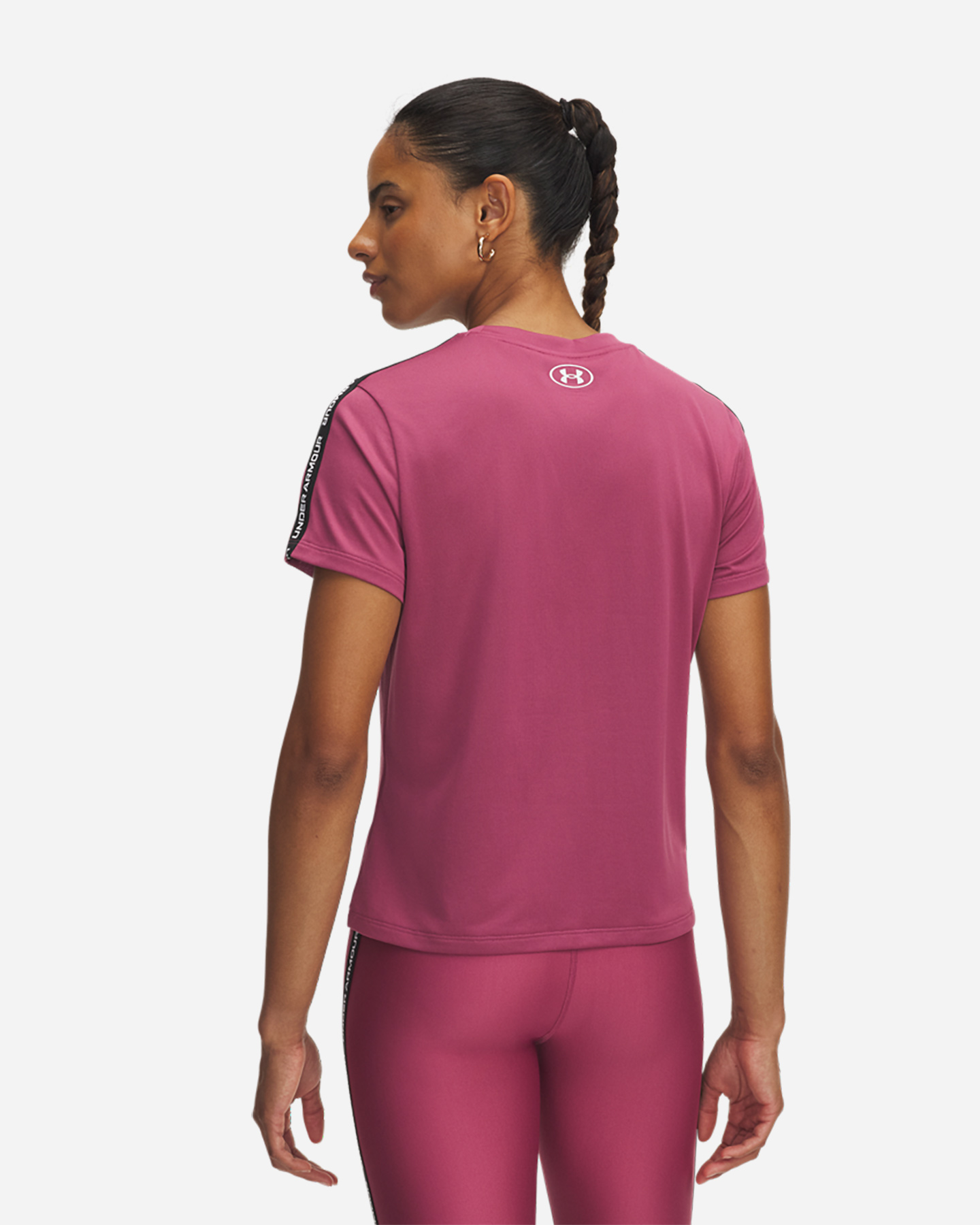 T-shirt training UNDER ARMOUR TAPE W - Fucsia - 1 | Cisalfa Sport