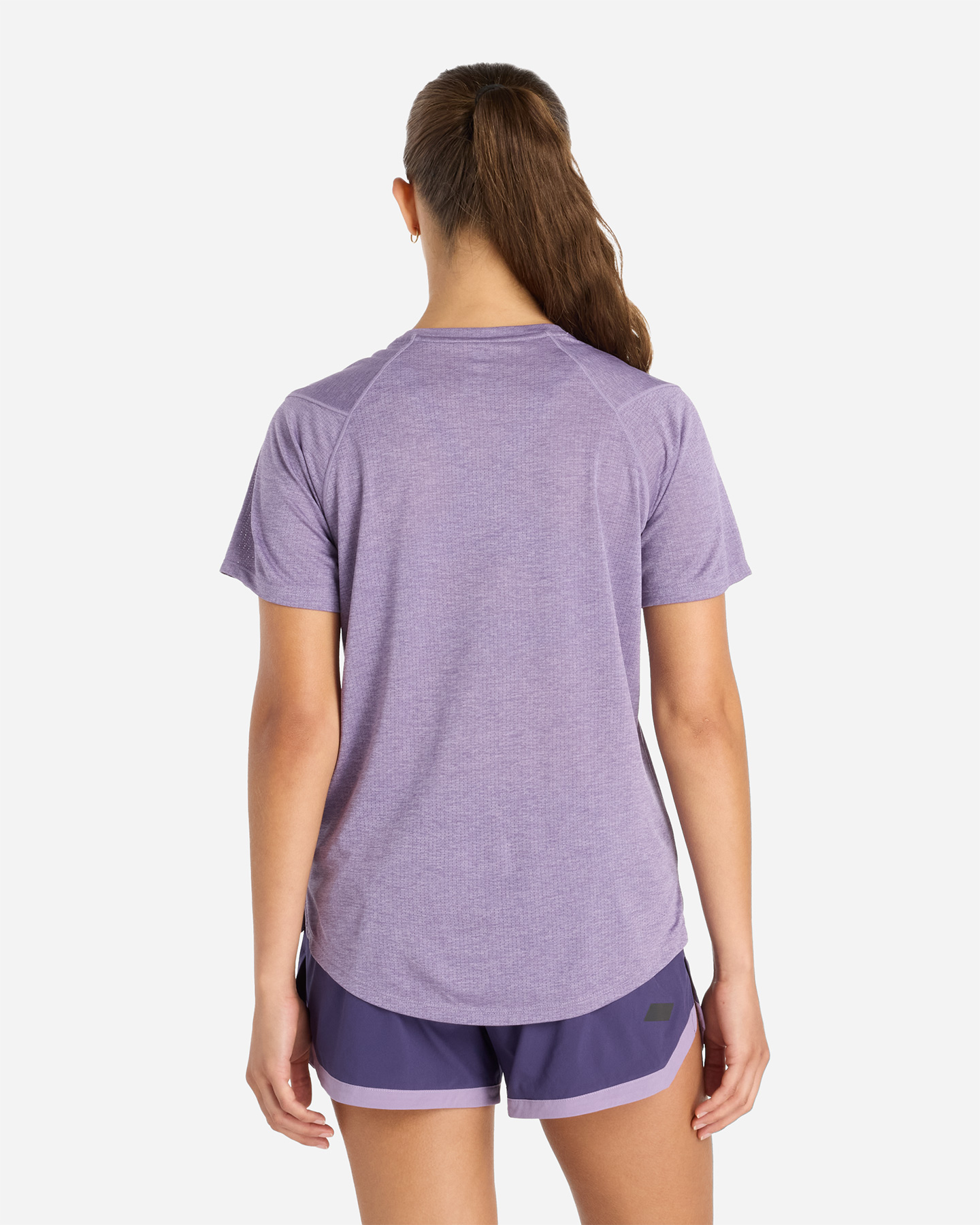 T-shirt running NEW BALANCE ATHLETICS W - Viola - 2 | Cisalfa Sport