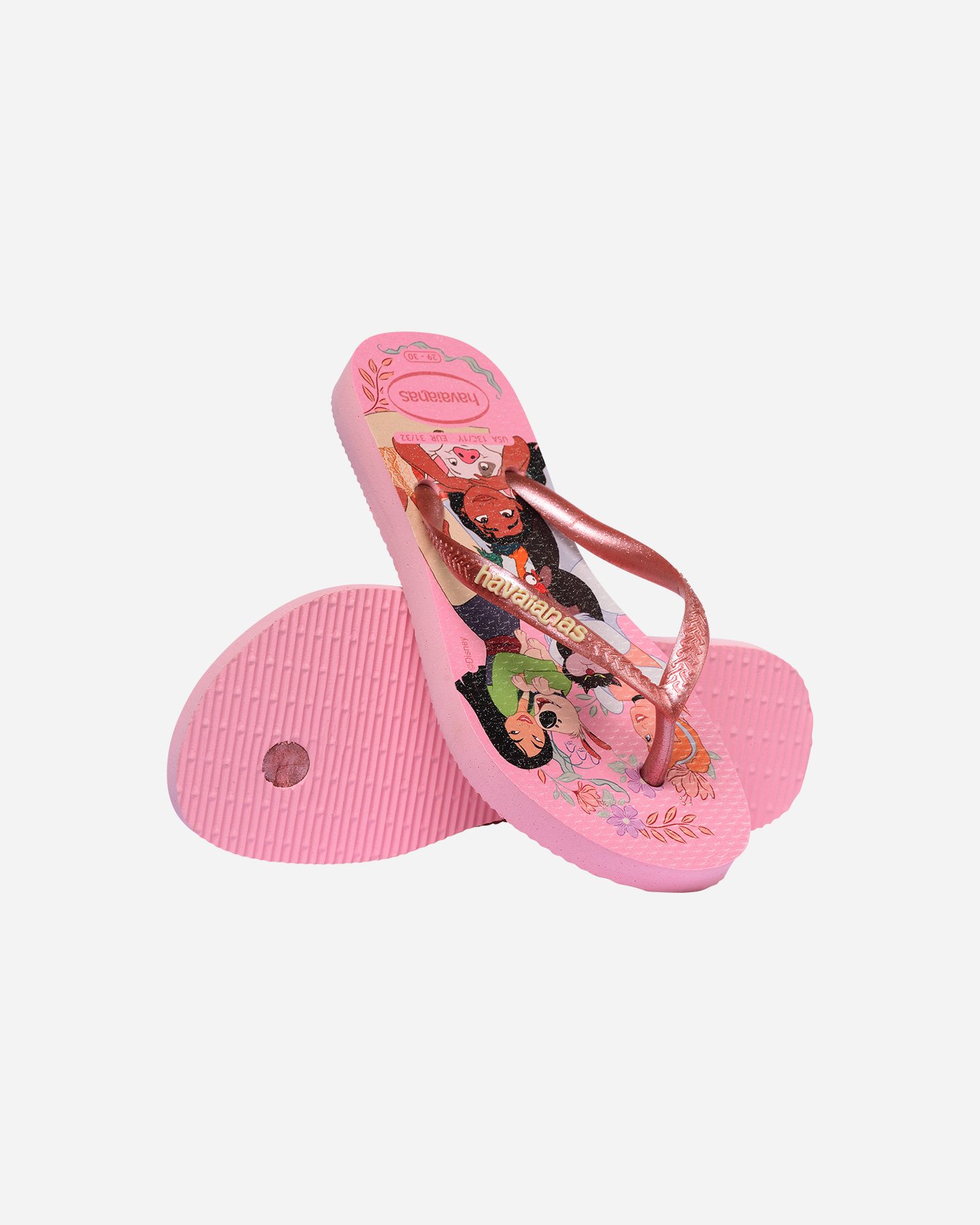 Infradito HAVAIANAS SLIM PRINCESS JR - Rosa - 1 | Cisalfa Sport