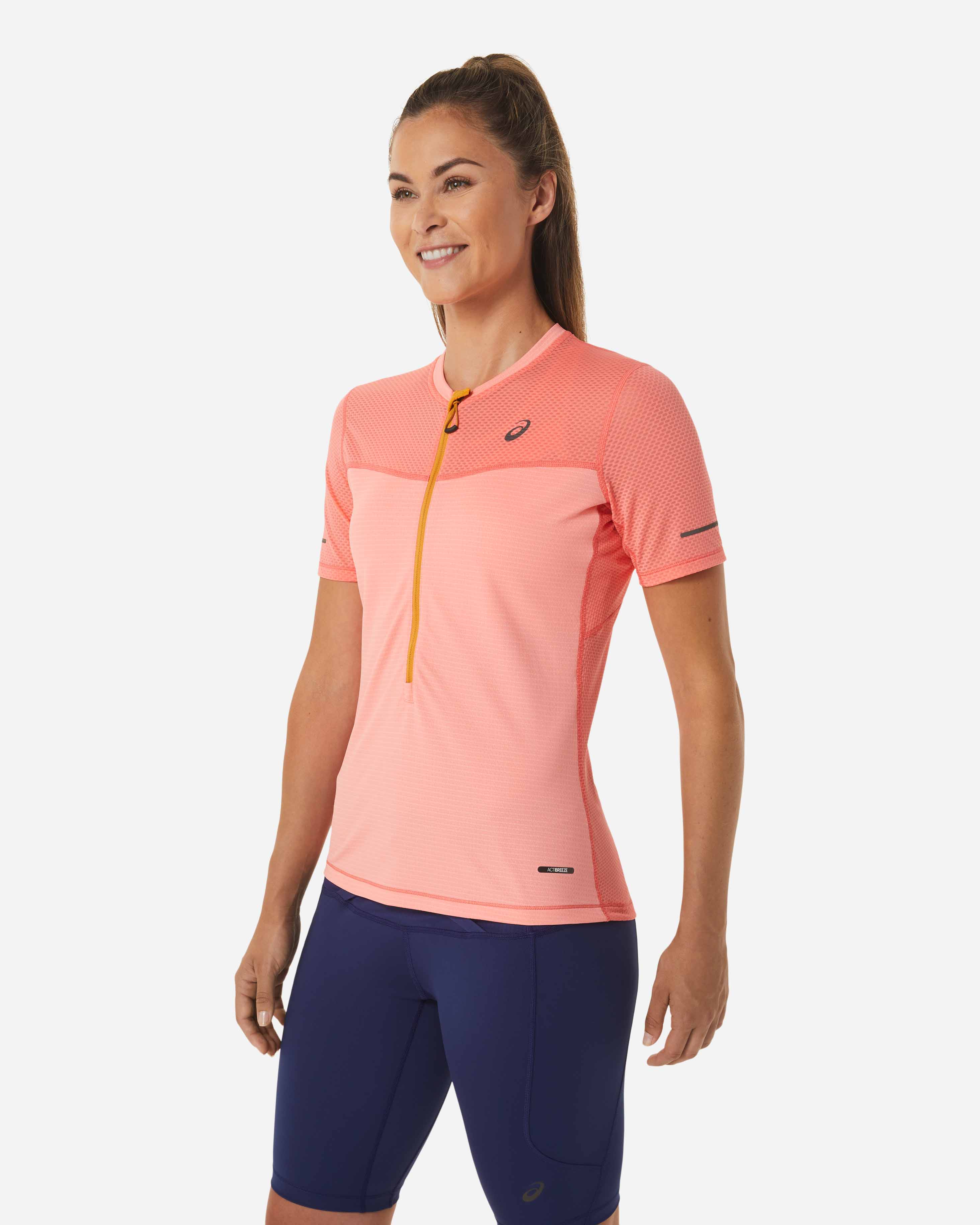 T-shirt running ASICS FUJITRAIL W - Rosa - 1 | Cisalfa Sport