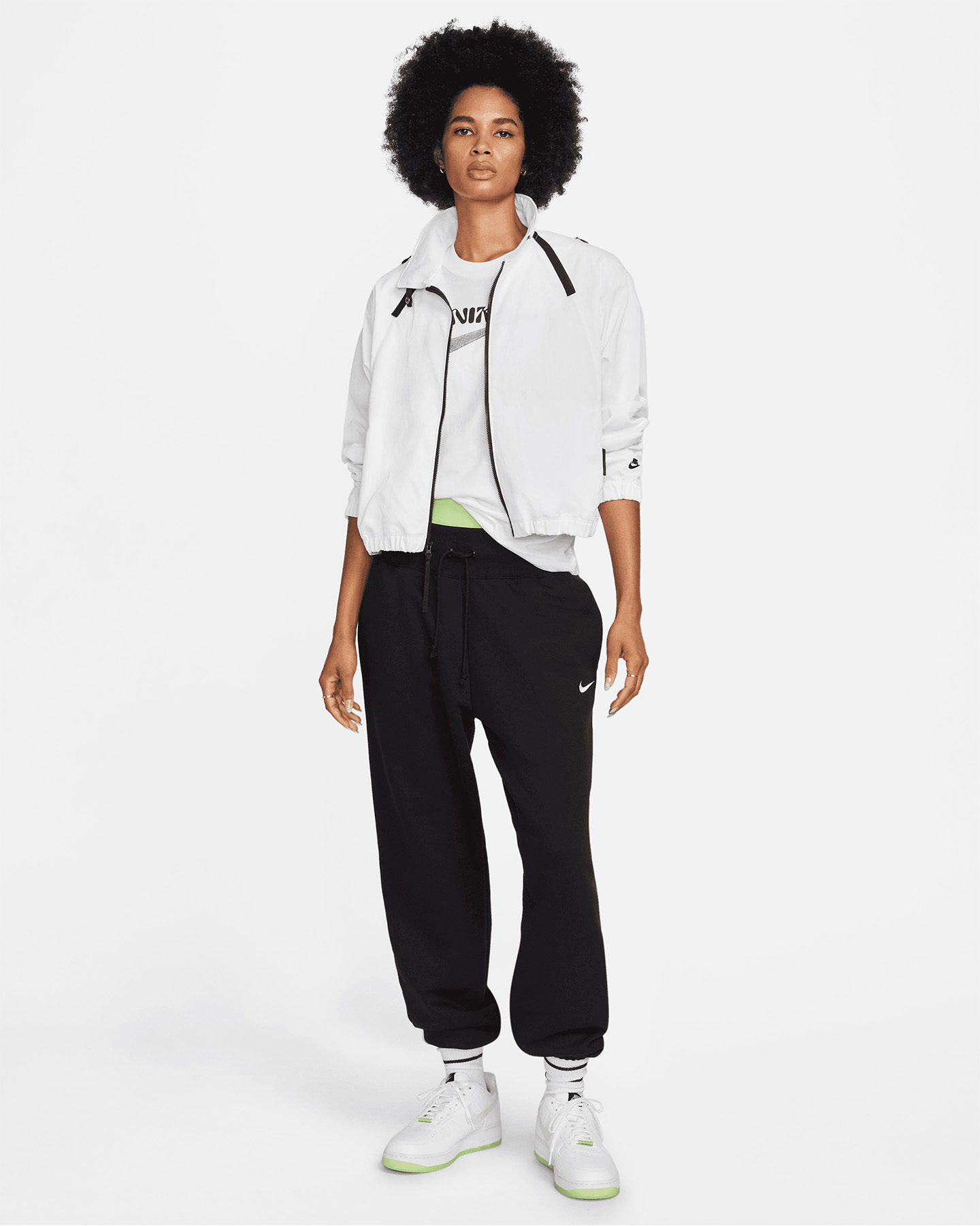 T-shirt NIKE GRAPHIC BLOGO W - Bianco - 3 | Cisalfa Sport