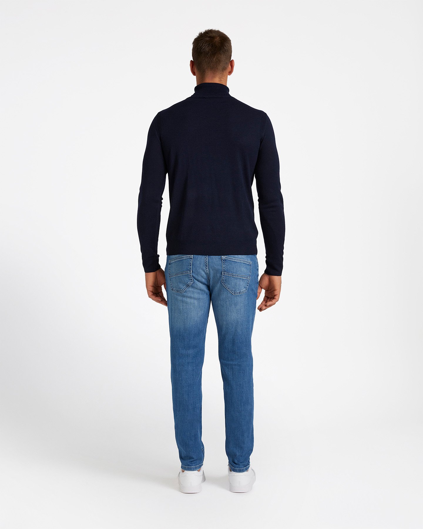 Maglione DACK'S BASIC M - Blu - 2 | Cisalfa Sport