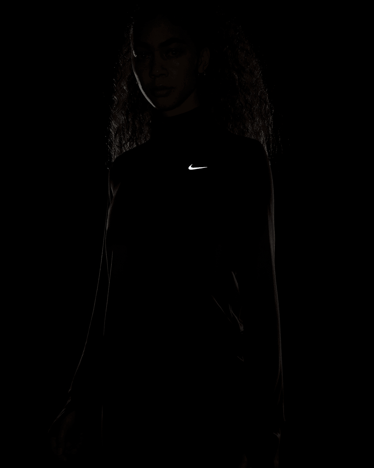 Maglia running NIKE SWIFT ELEMENT DRI FIT W - Nero - 5 | Cisalfa Sport