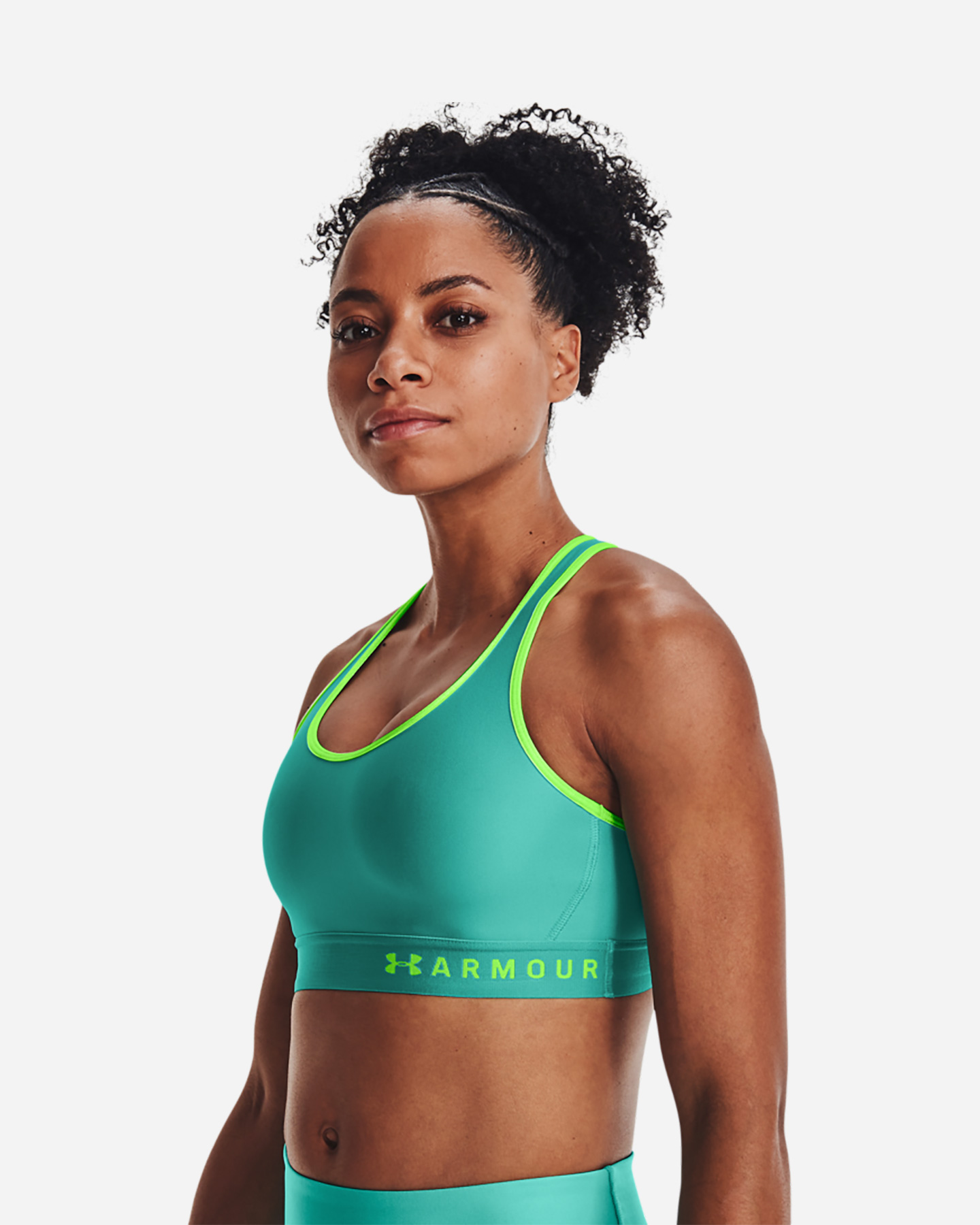 Bra training UNDER ARMOUR POLY W - Verde - 0 | Cisalfa Sport