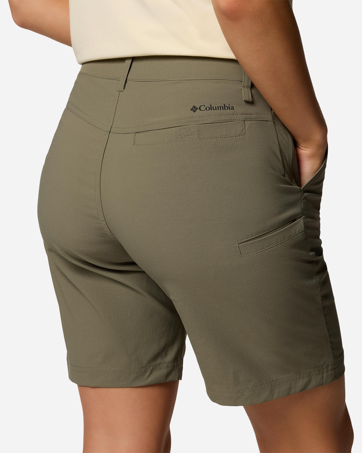 Pantaloncini COLUMBIA LESLIE FALLS LONG II W - Verde - 4 | Cisalfa Sport