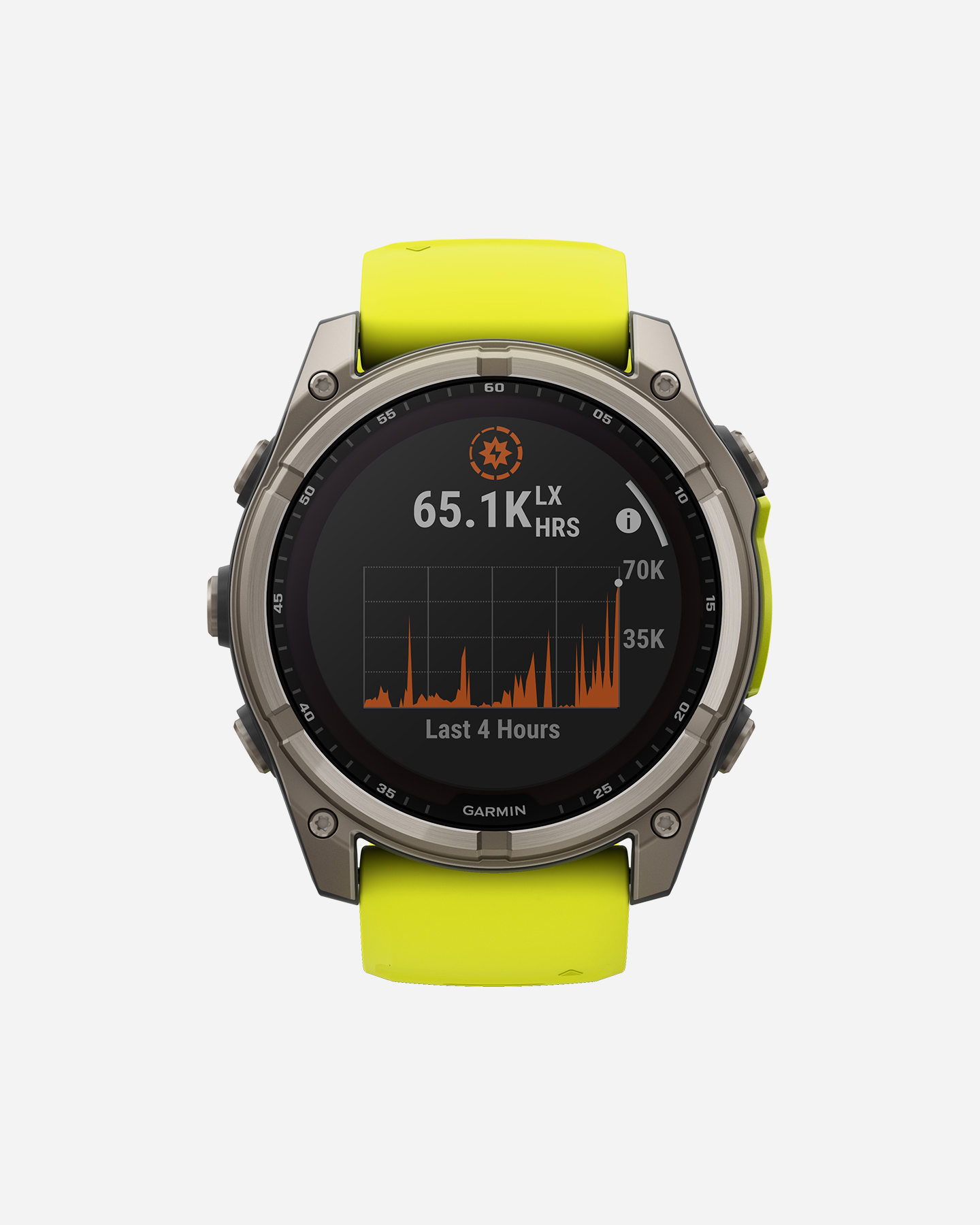Orologio multifunzione GARMIN FENIX 8 SOLAR 51MM SAPPHIRE  - Giallo - 0 | Cisalfa Sport