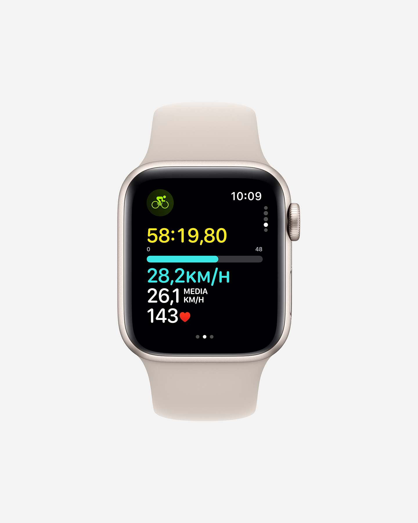 Orologio multifunzione APPLE APPLE WATCH SE GPS 40MM STARLIGHT ALUMINIUM CASE  - 2 | Cisalfa Sport