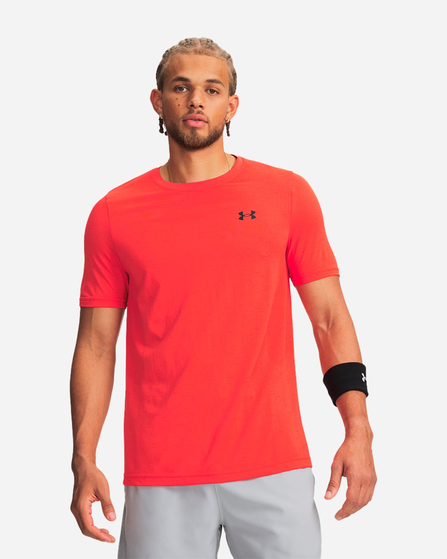 T-shirt training UNDER ARMOUR VANISH SEAMLESS M - Rosso - 0 | Cisalfa Sport