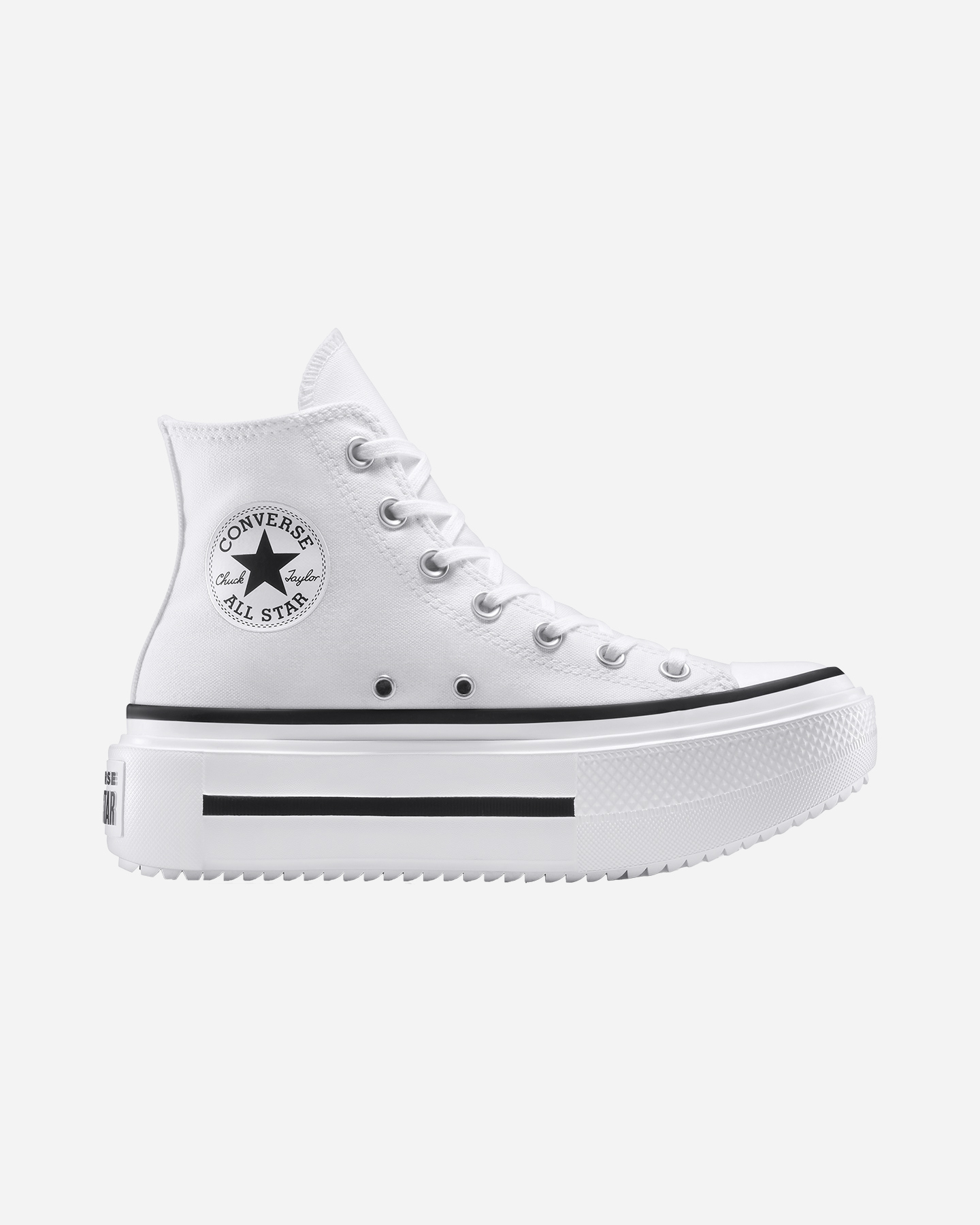 Scarpe sneakers CONVERSE CHUCK TAYLOR ALL STAR LIFT DOUBLE STACK HIGH W - Bianco - 0 | Cisalfa Sport