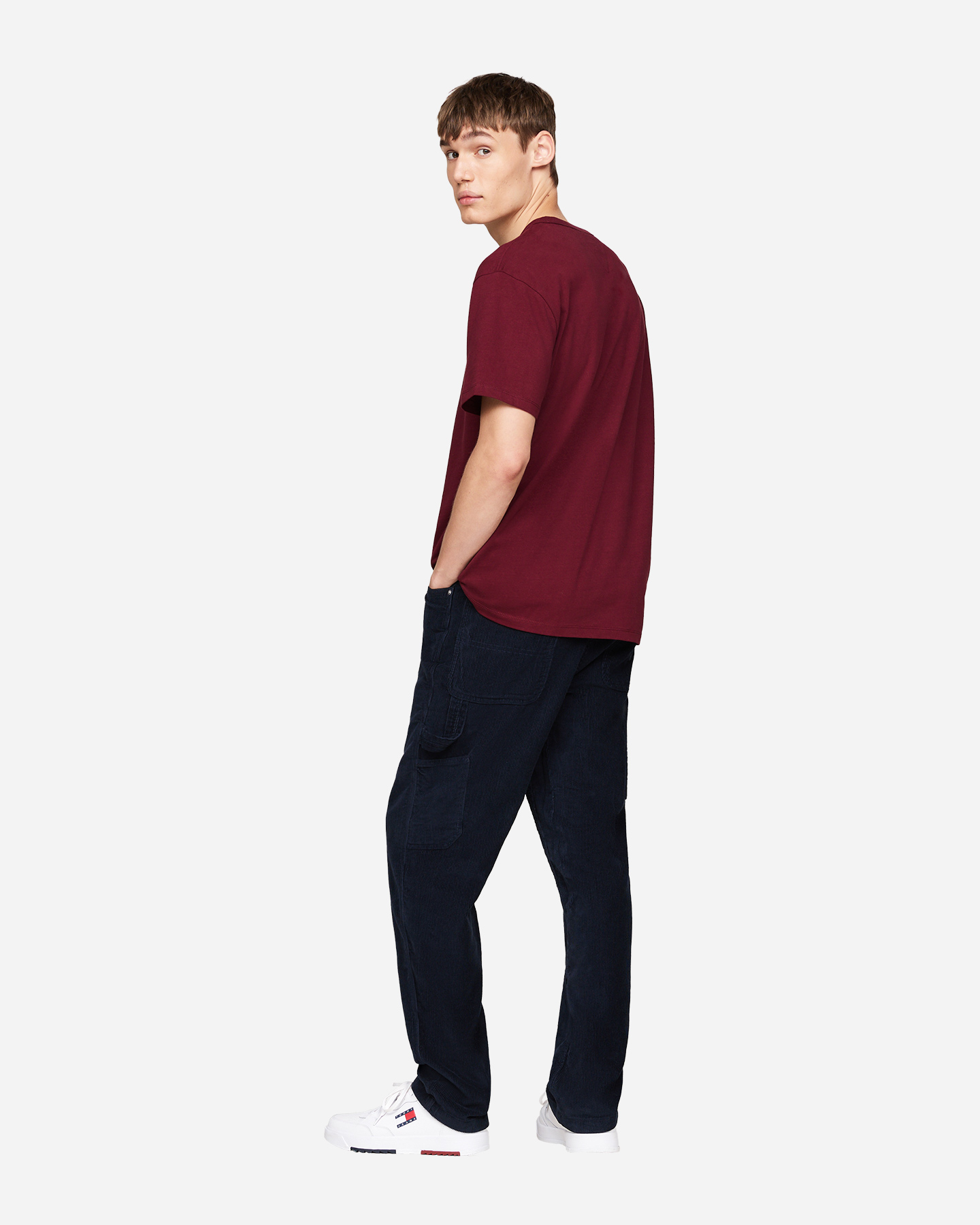 T-shirt TOMMY HILFIGER BADGE M - Rosso - 2 | Cisalfa Sport