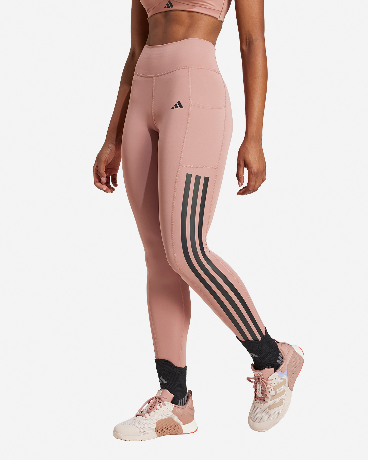 Leggings ADIDAS 3STRIPES W - Marrone - 1 | Cisalfa Sport